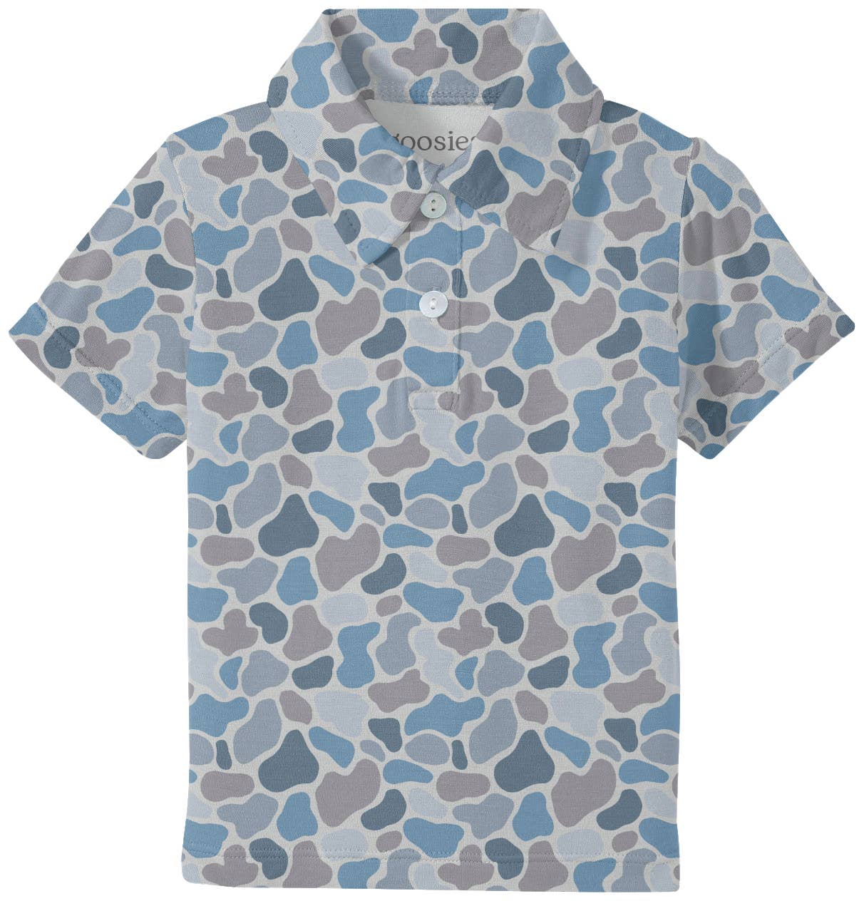 Watercolor Camo SS Polo Shirt