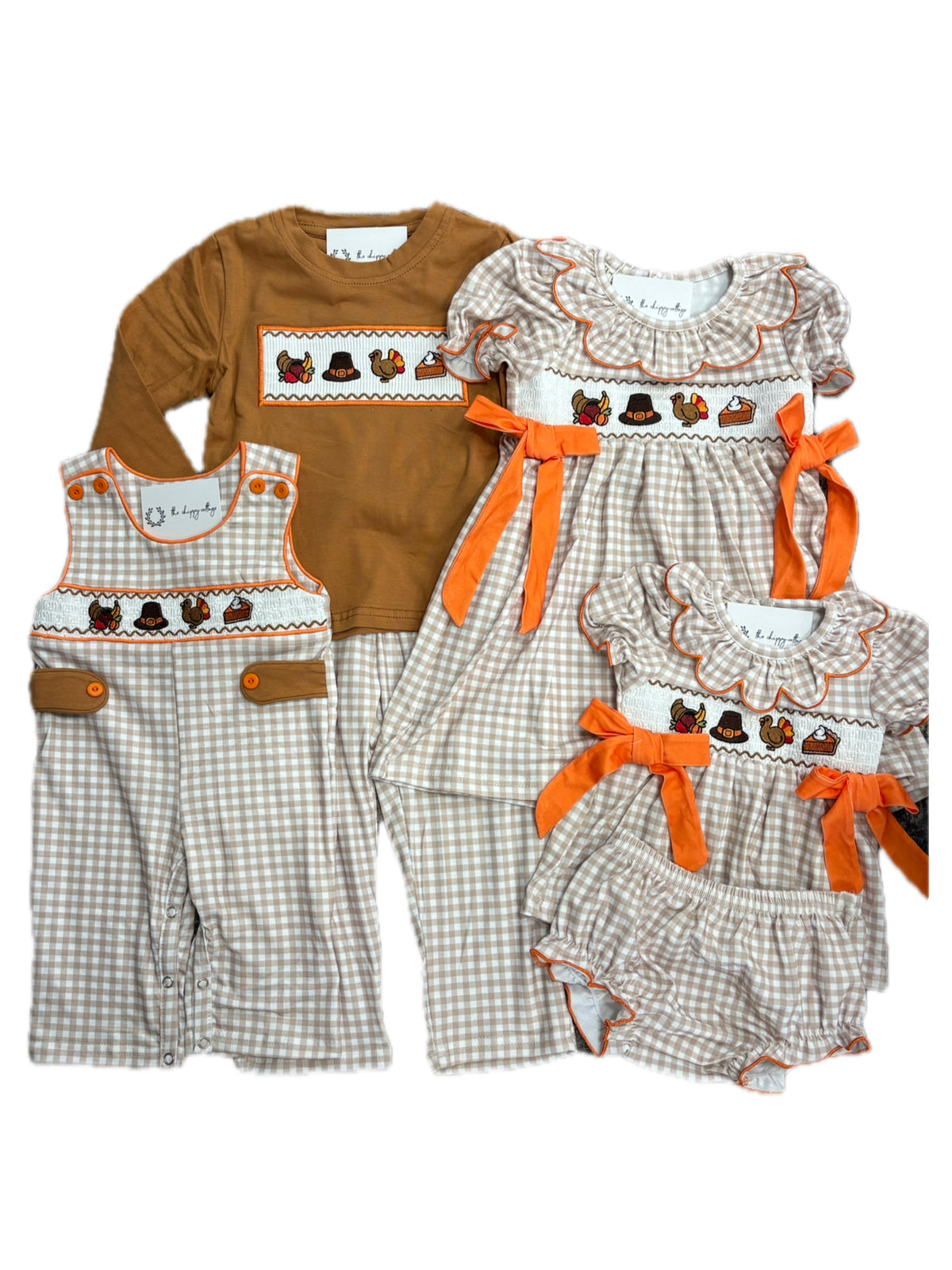 Thanksgiving Feast Smock Dress
