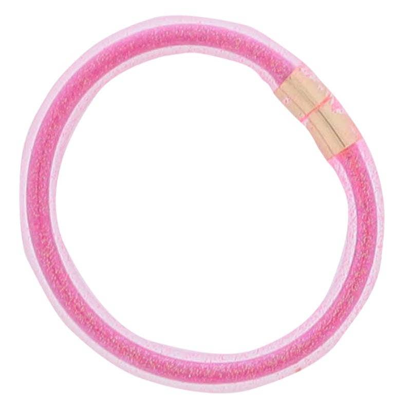 Kids Hot Pink Glitter Bracelet