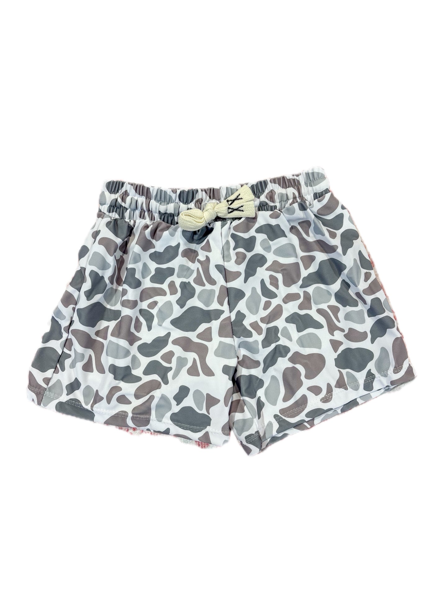 Grey Camo Swim Shorts