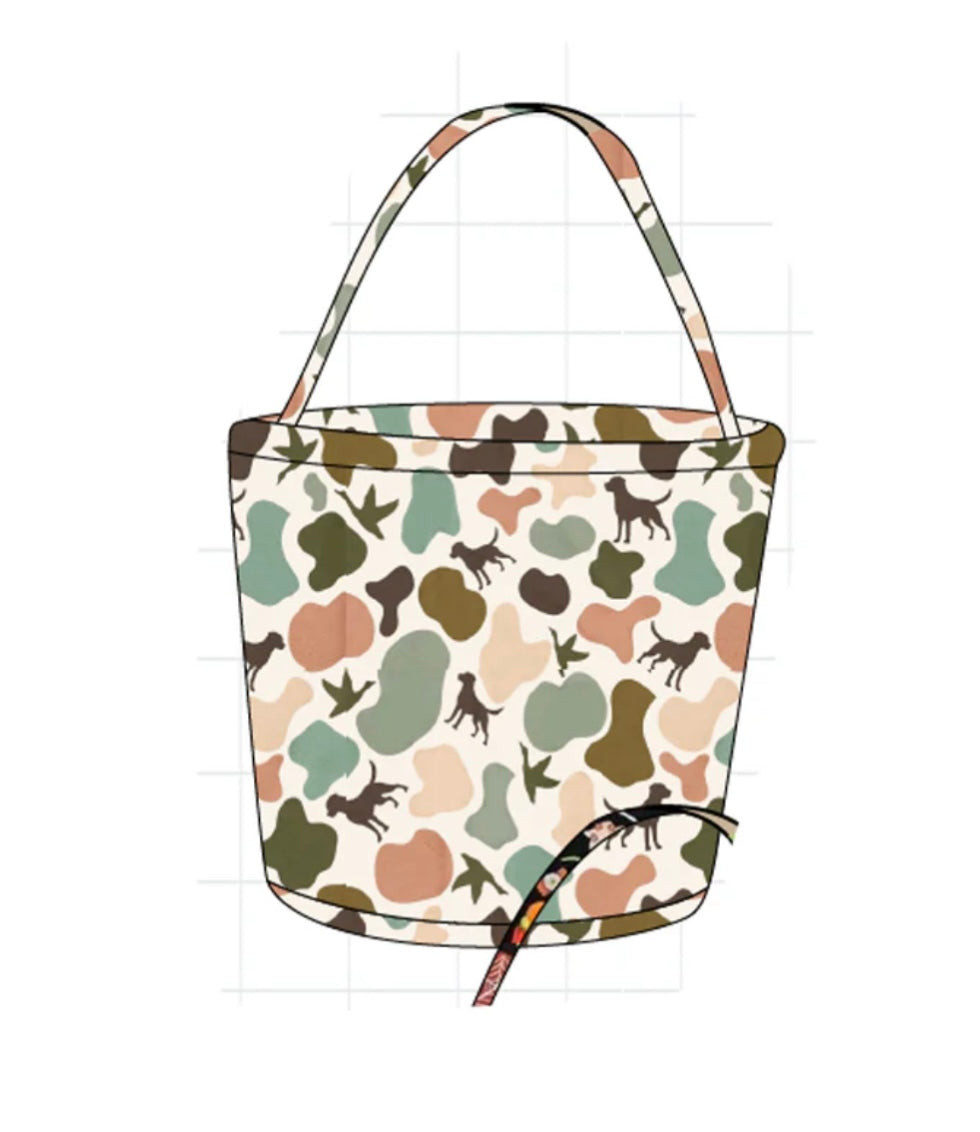 Camo Dog Basket PRE•ORDER