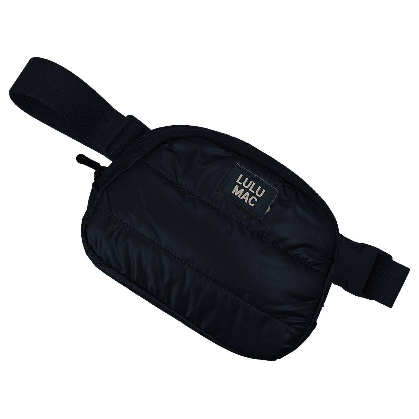 Puffer Metallic Belt Bag LULU MAC Matte Black