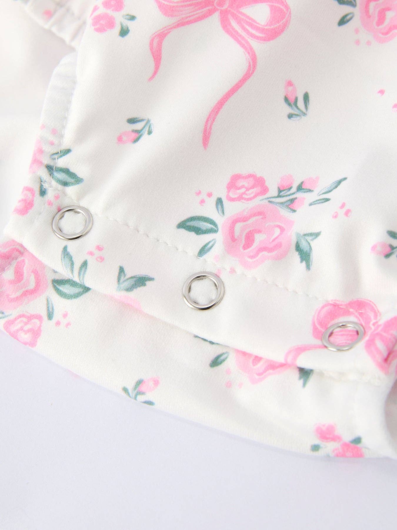 Pink Floral Bow Bubble