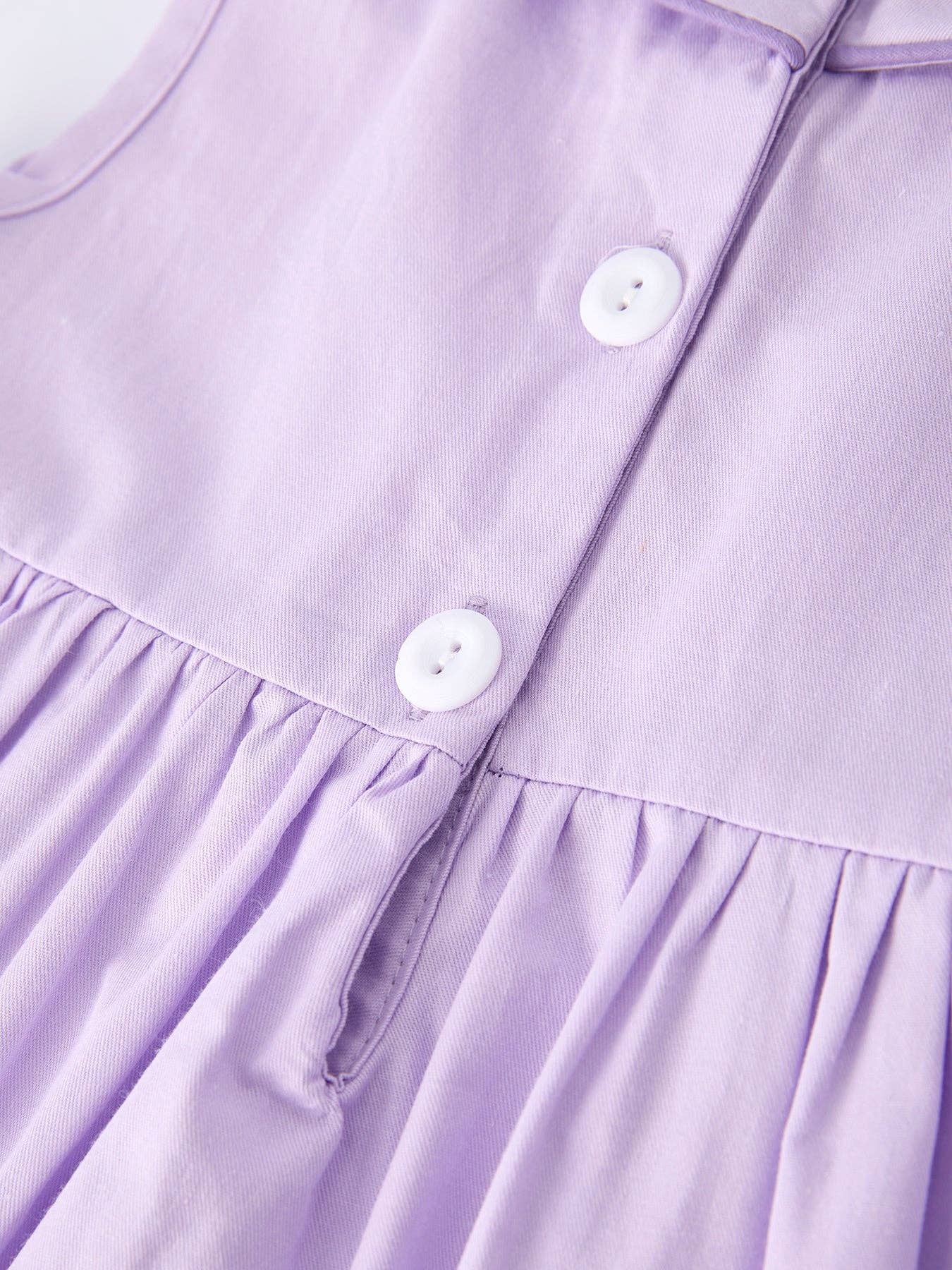 Collared Purple Floral Dress