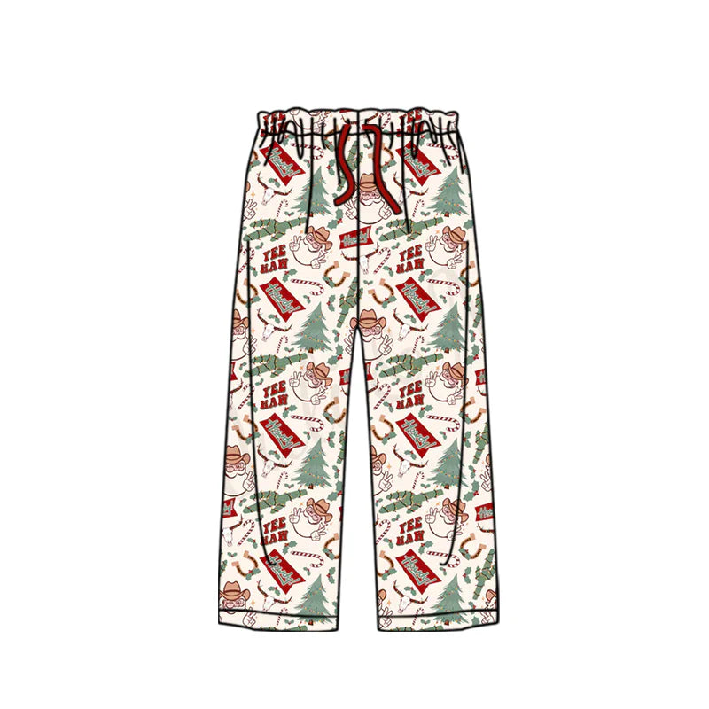 Howdy Santa Adult Pjs