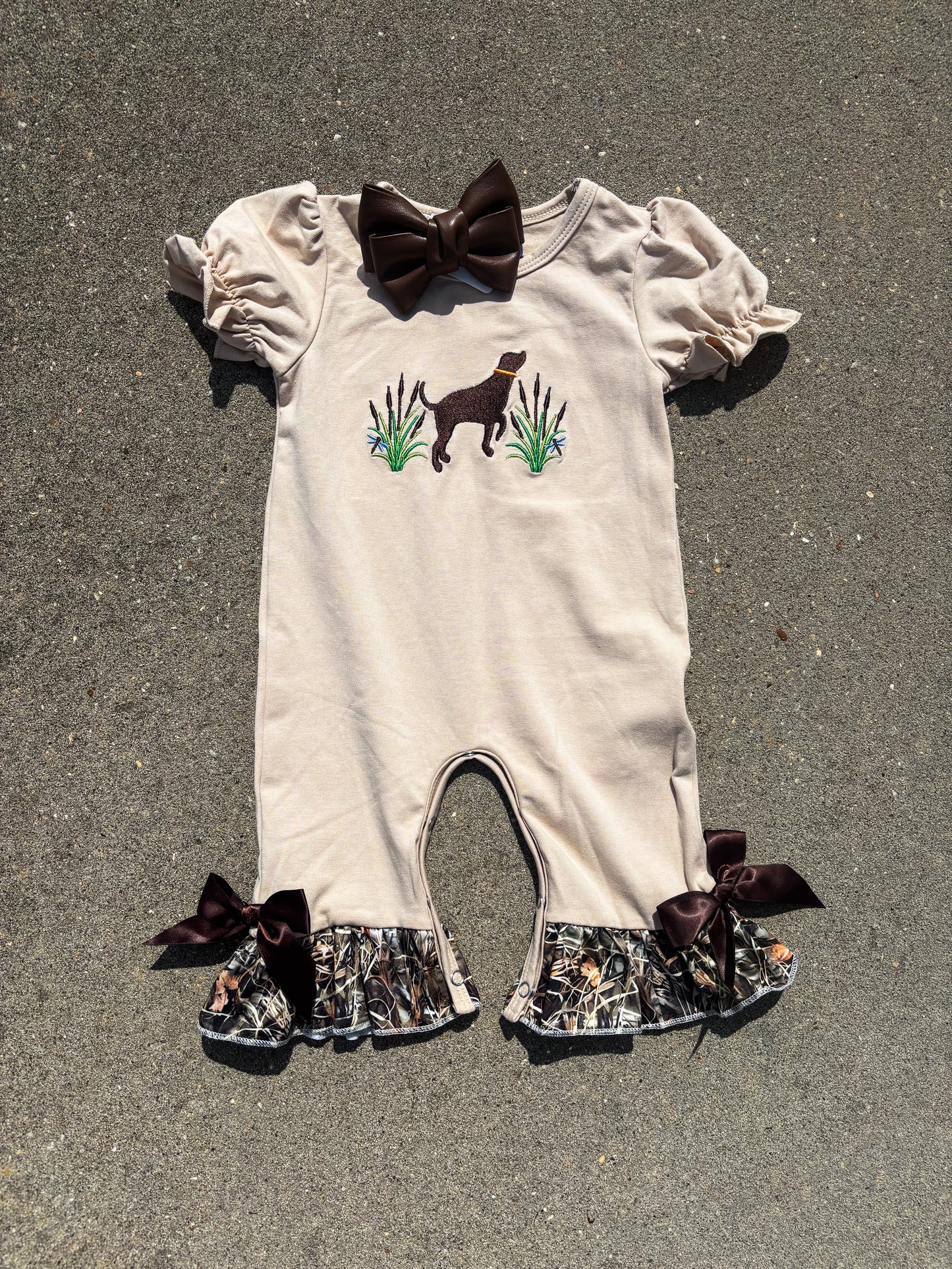 Branch Lab Girl Romper