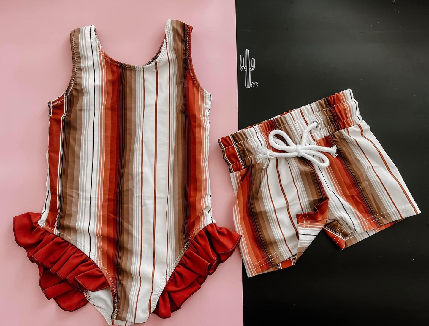 Boy Swim Serape