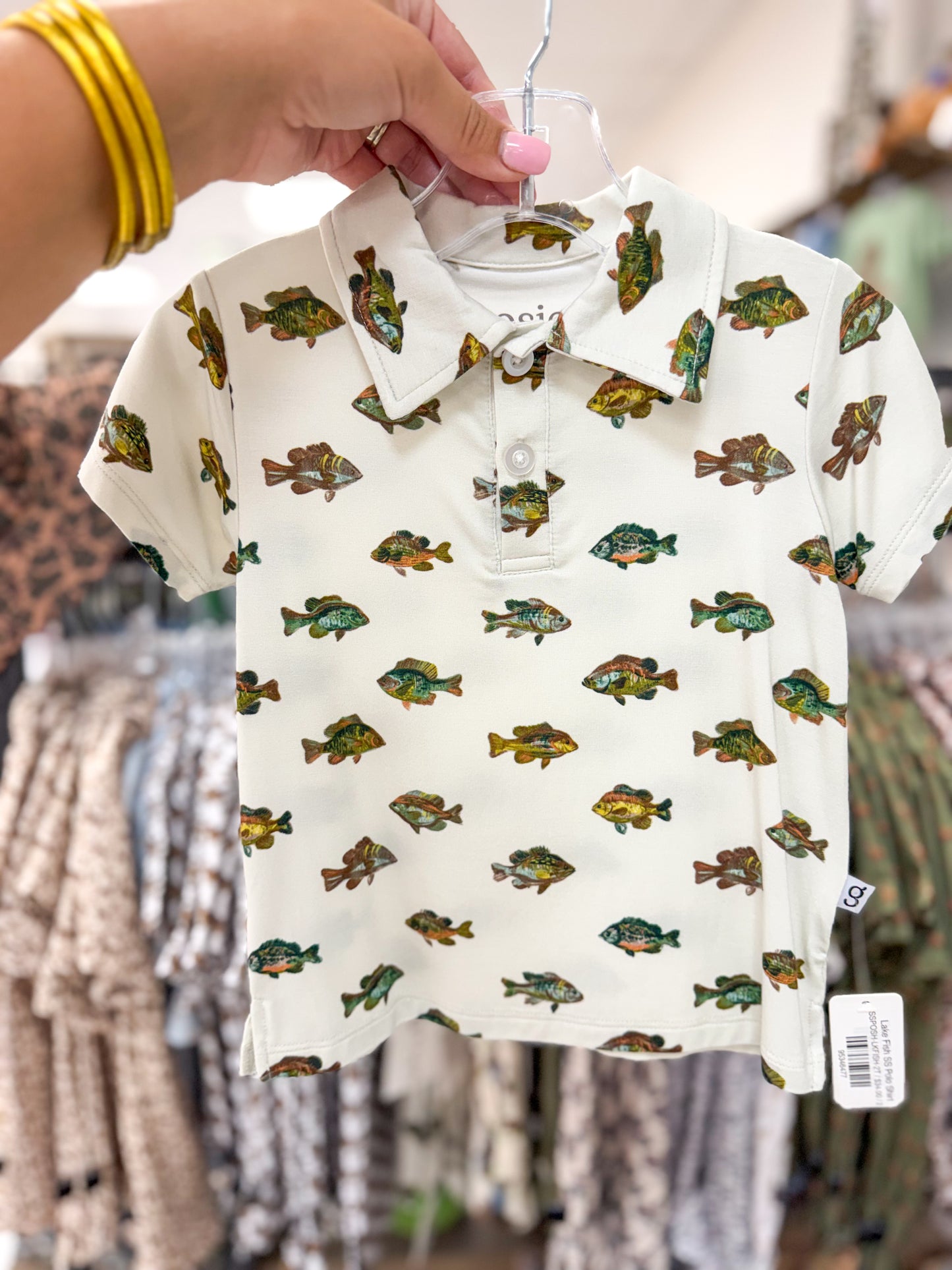 Lake Fish SS Polo Shirt