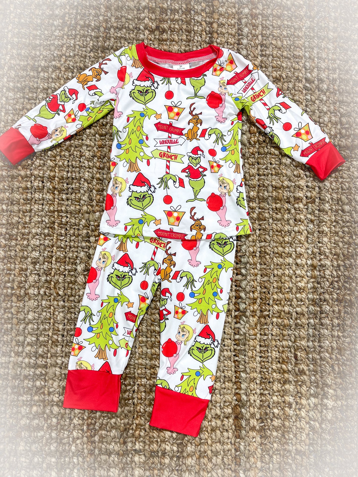 Boy Grinch Pjs
