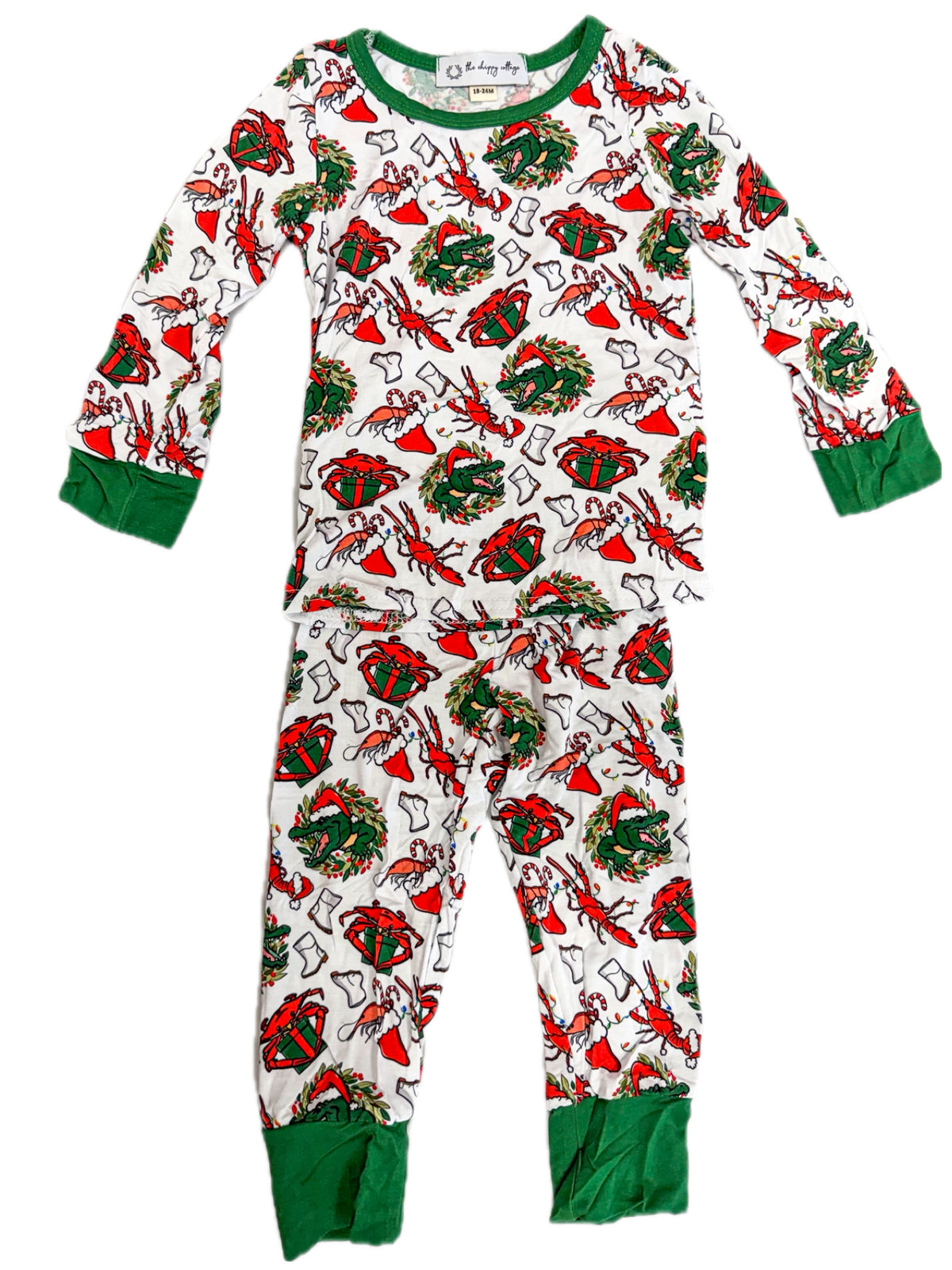 Christmas on the Bayou Boy Pant Set