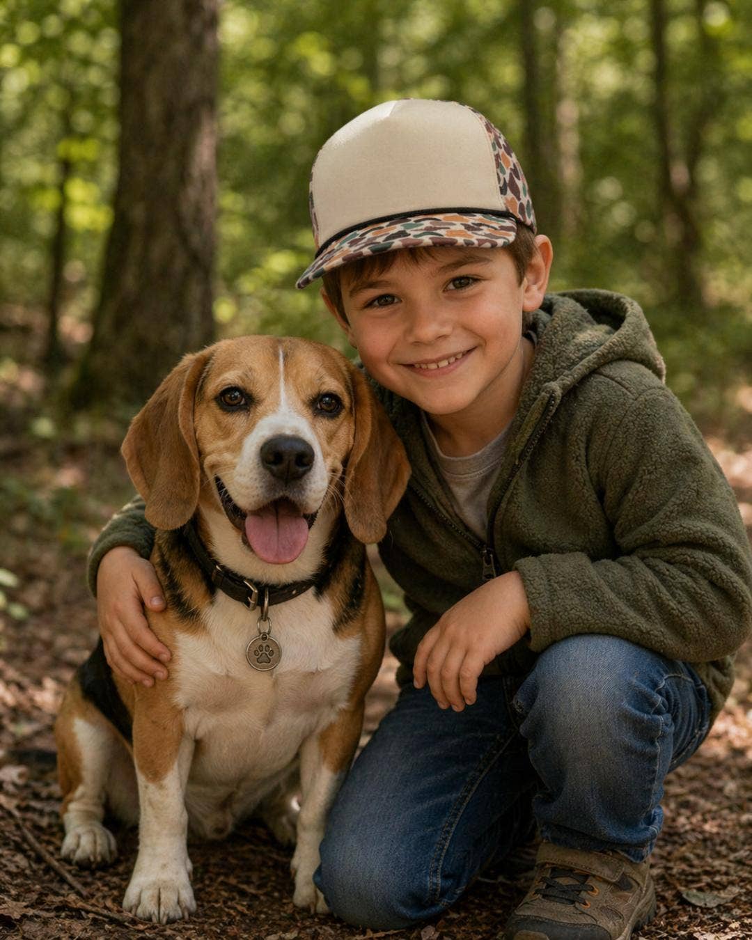 Toddler Kids Fieldstone Camo Trucker Hat