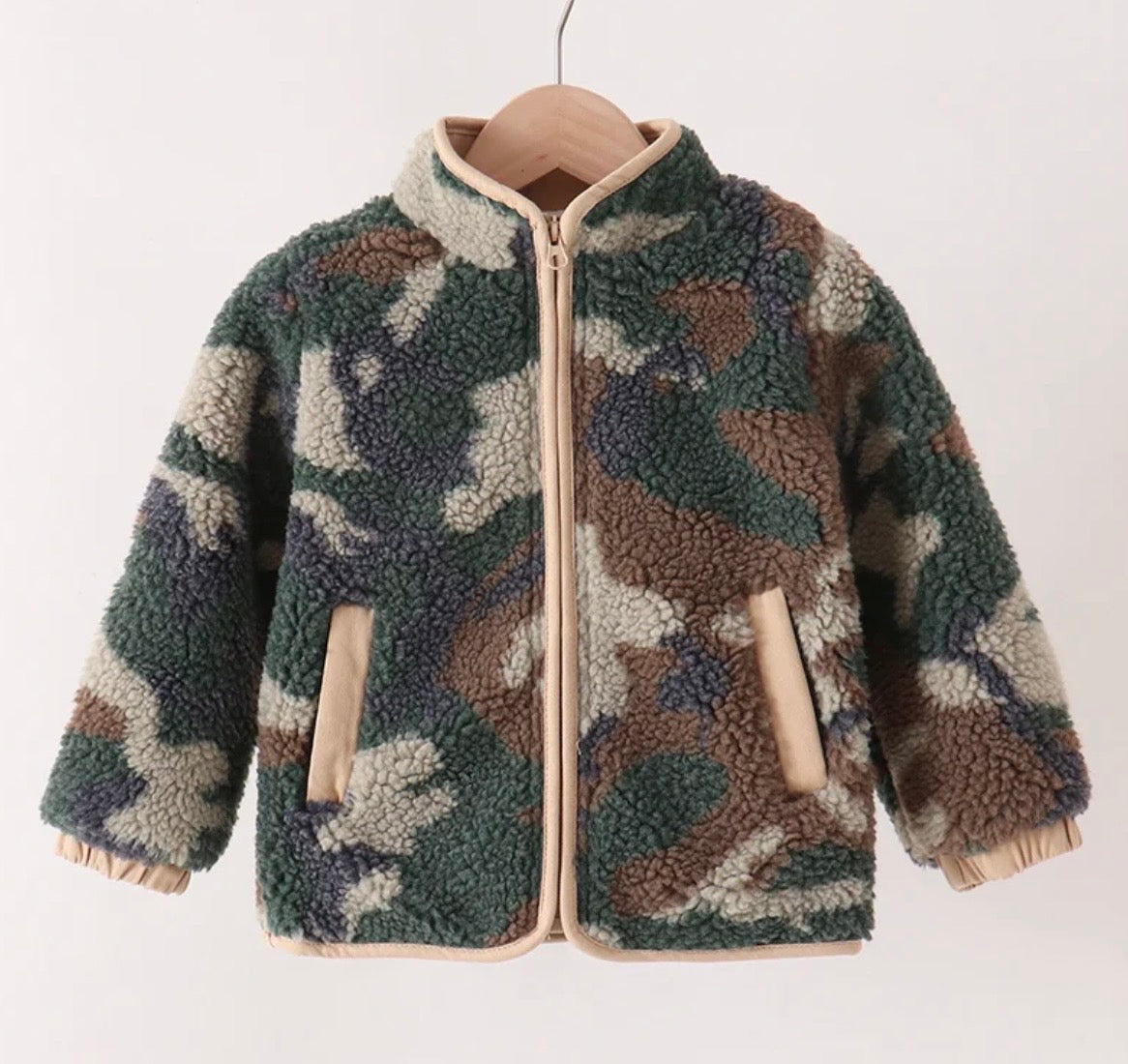 Dark Camo Fleece Jacket