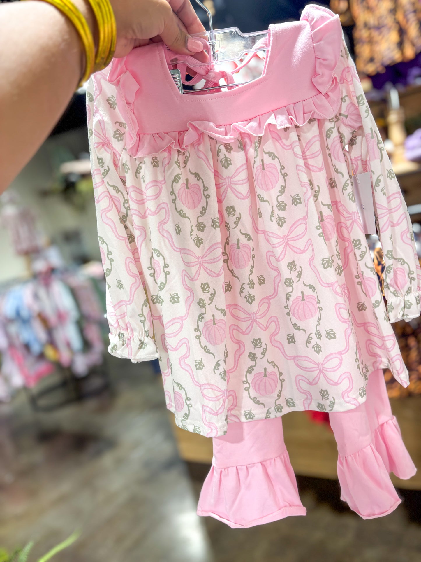 Pink Pumpkin Pant Set