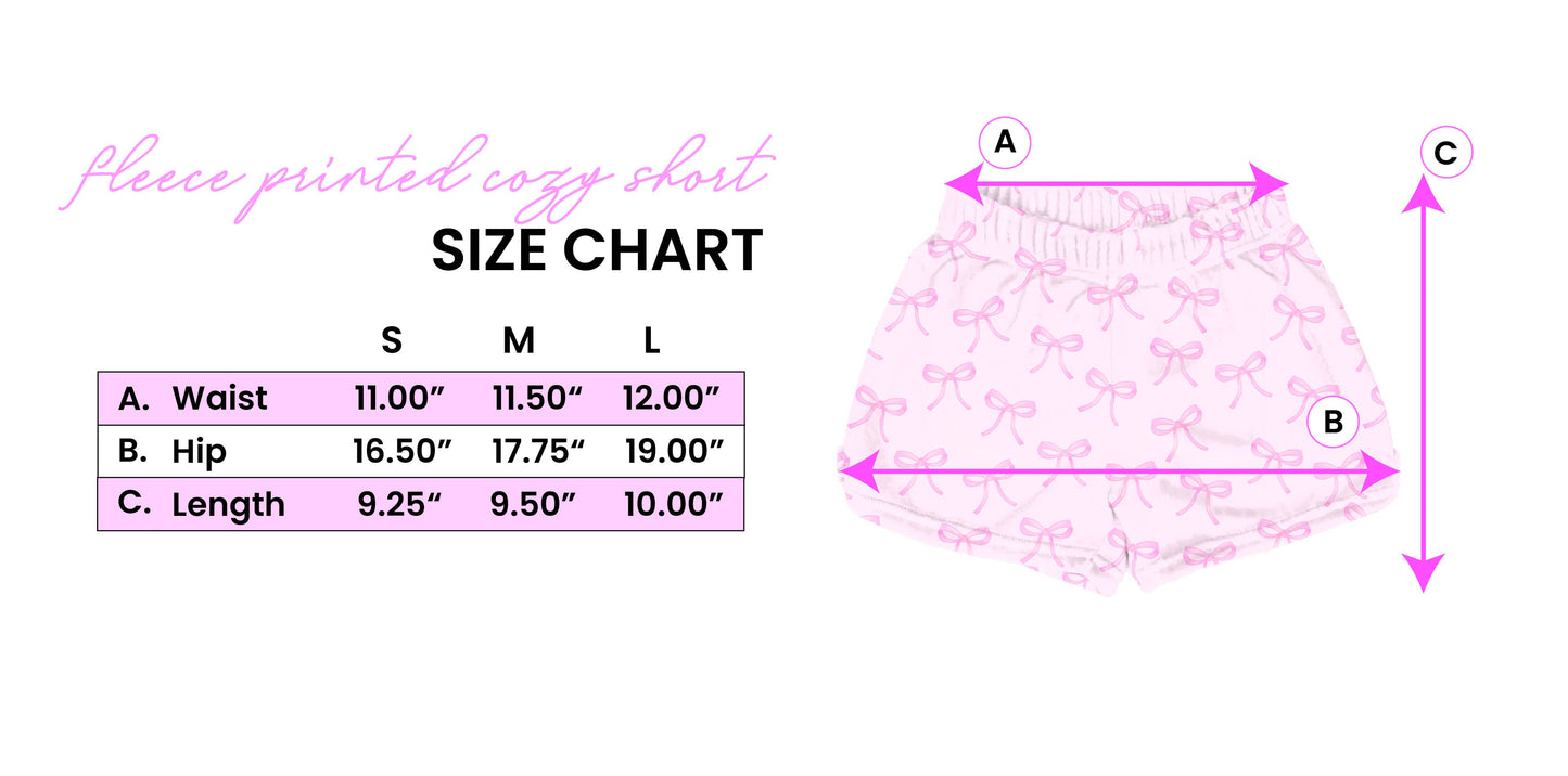 Bow Fleece Shorts
