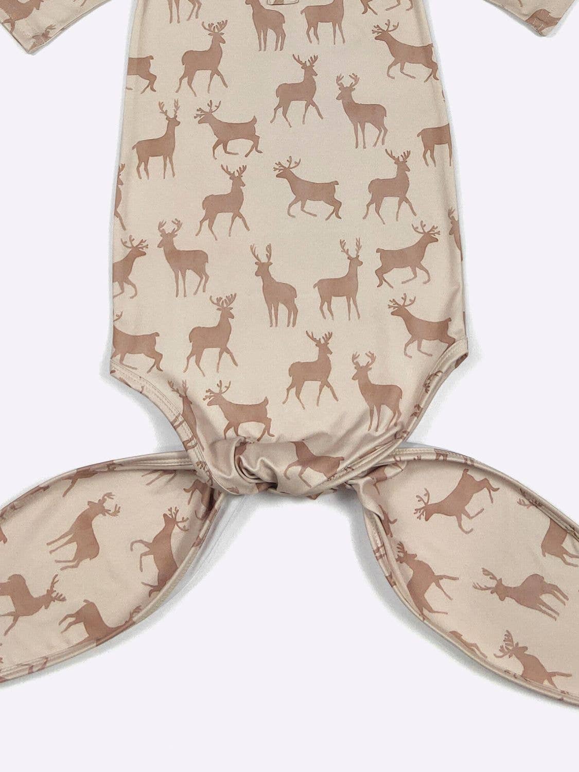 Deer Baby Knotted Gown