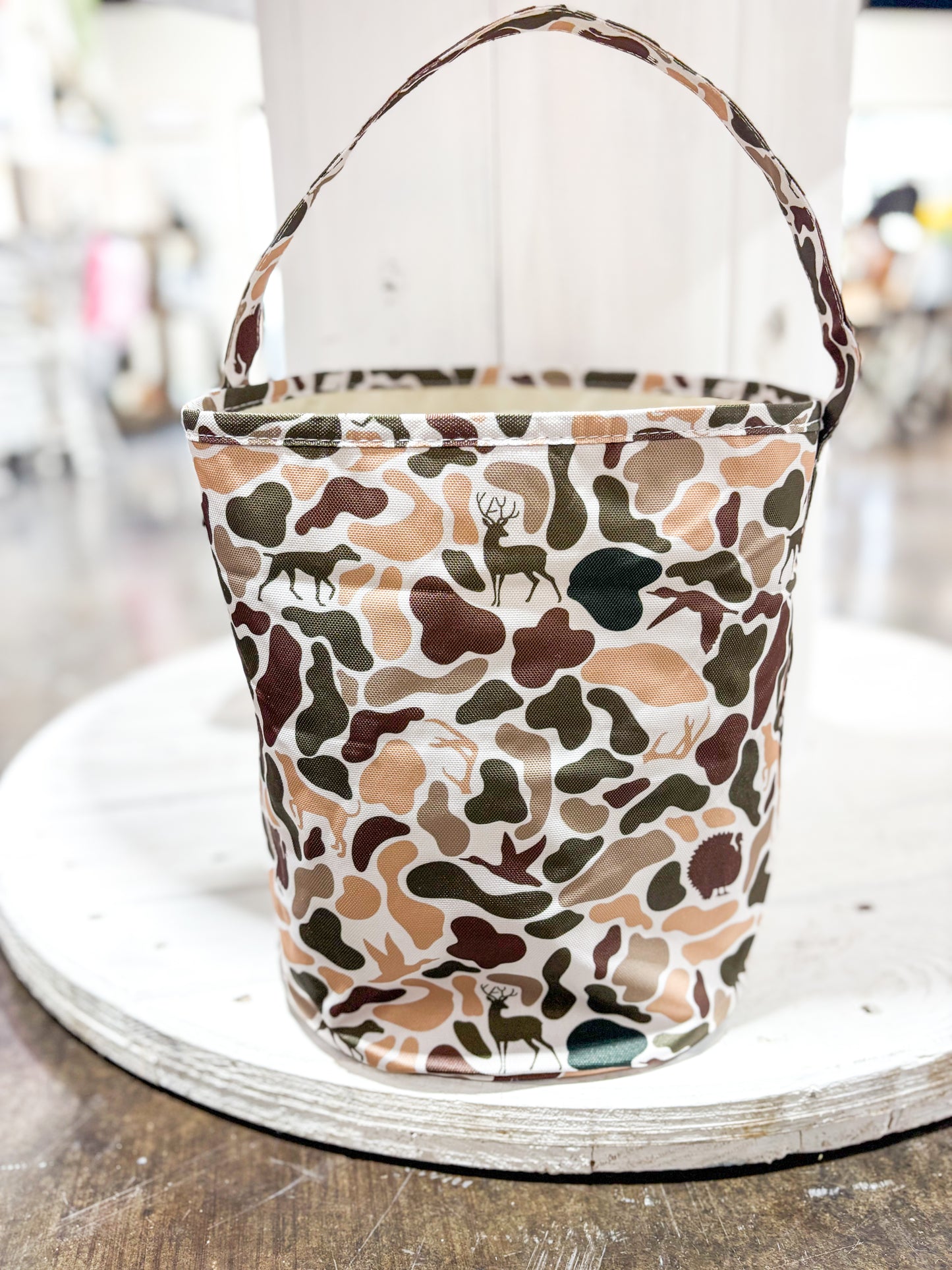 Brown Camo Mallard Basket