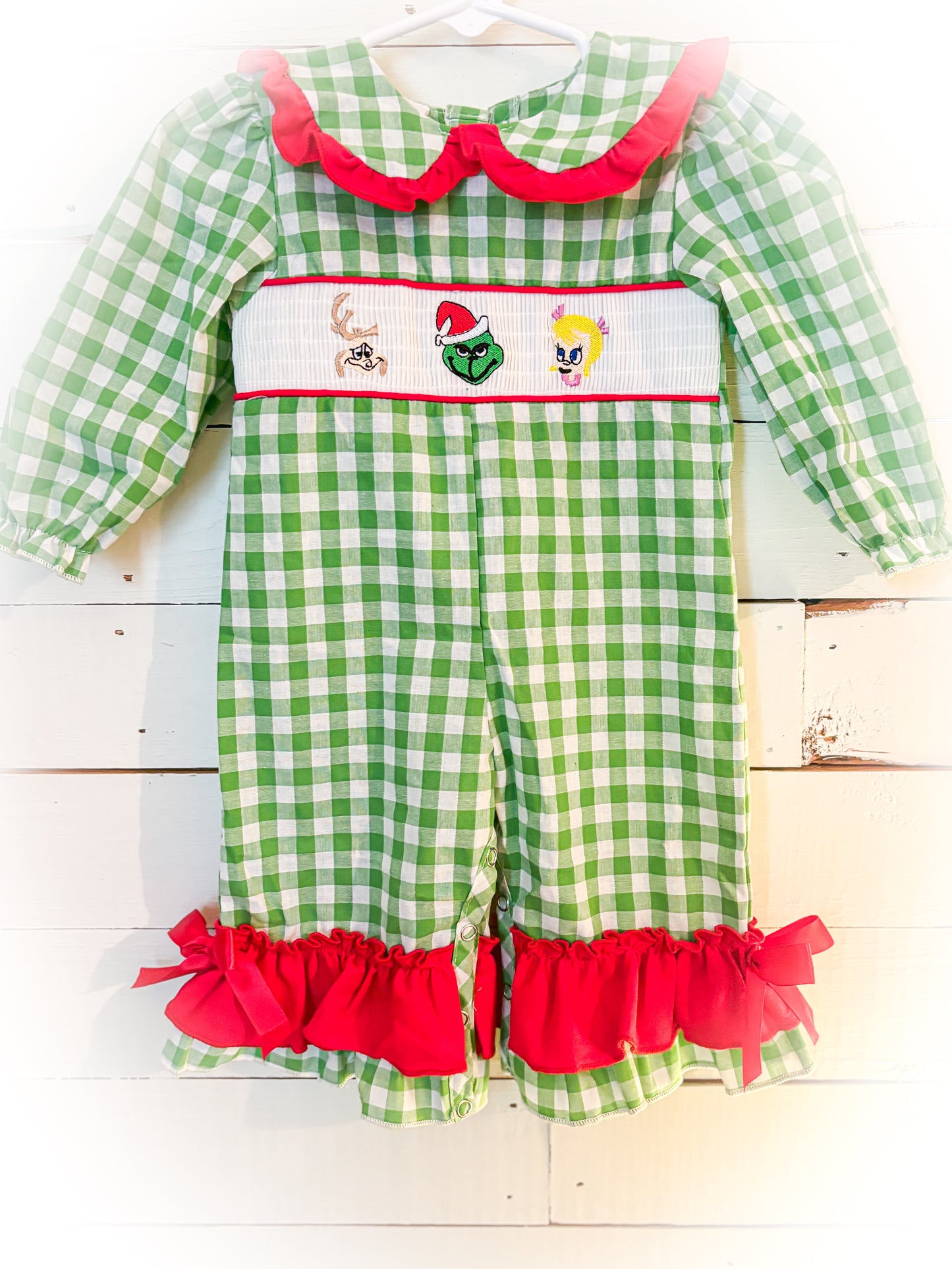 Mean One Smocked Romper