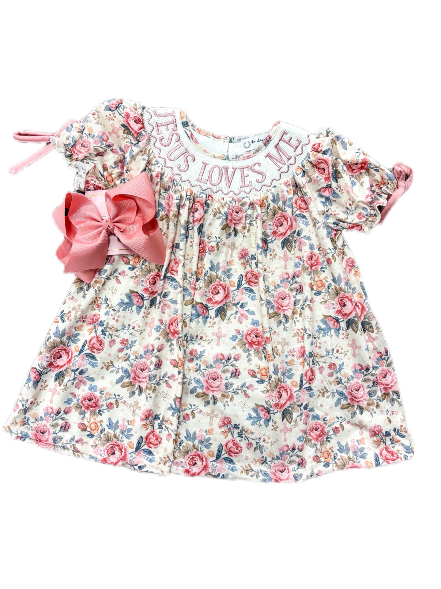 Jesus Loves Me Vintage Floral
