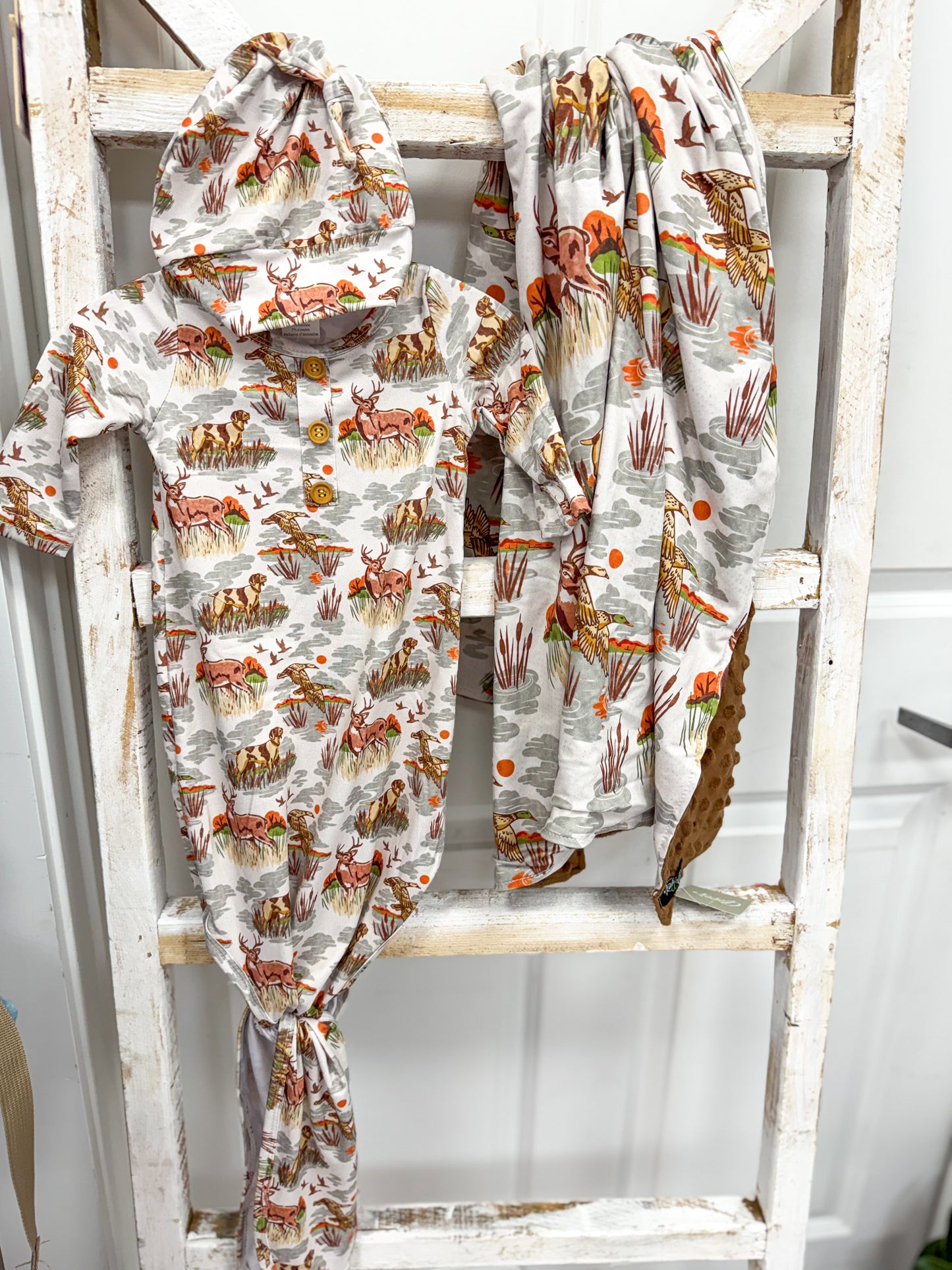 Wetland Mallard Baby Blanket