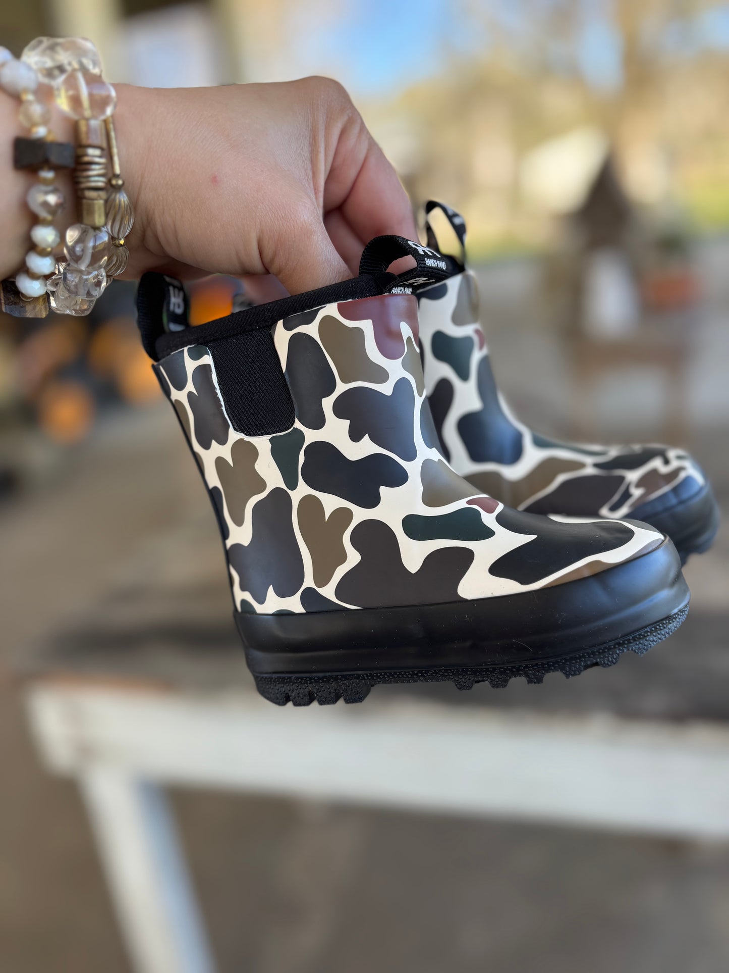 Camo Rubber Boots