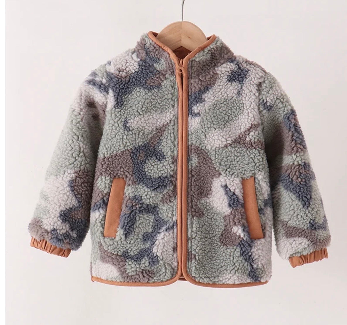 Light Camo Fleece Jacket