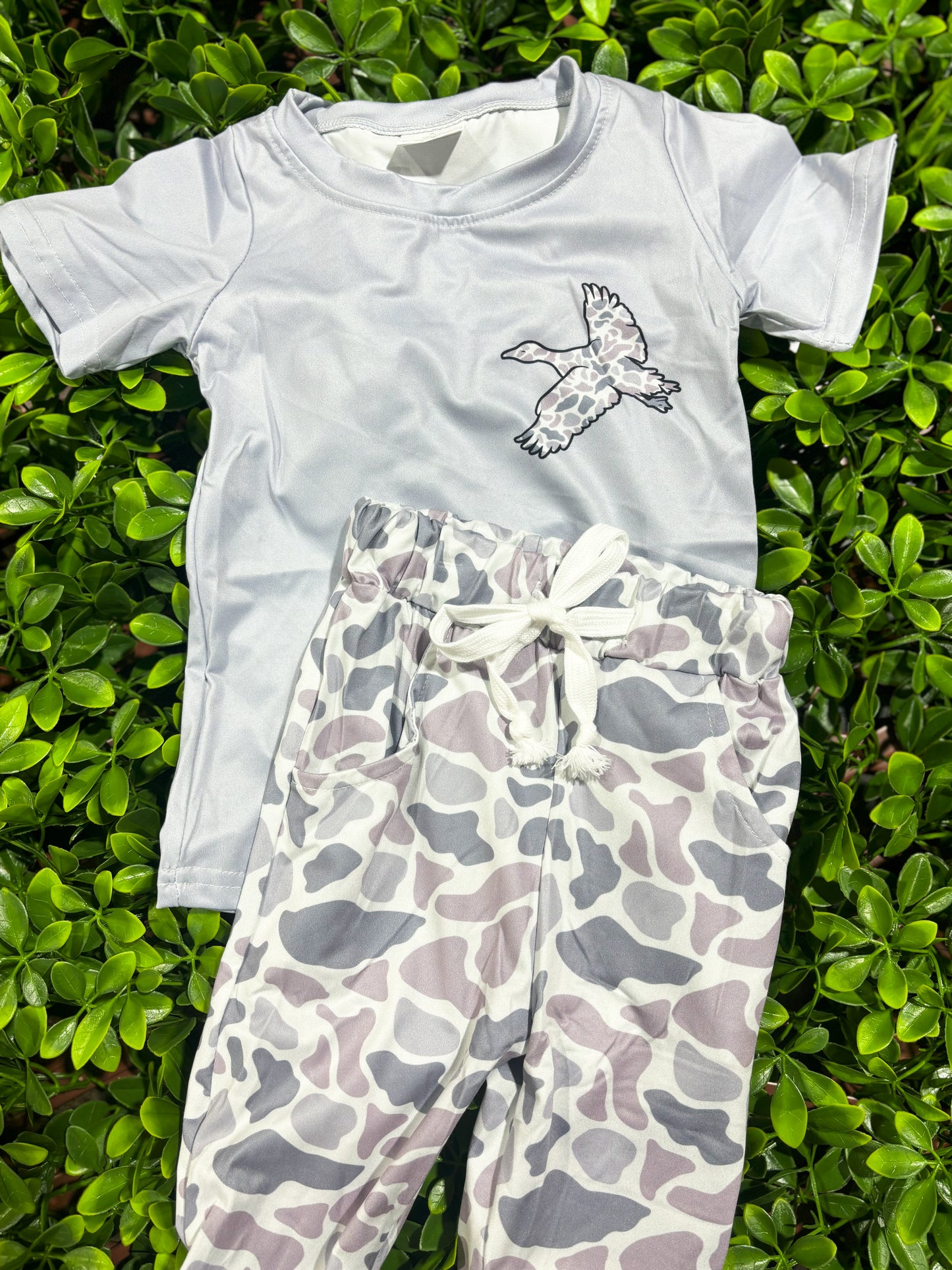 Gray Mallard Camo Tee