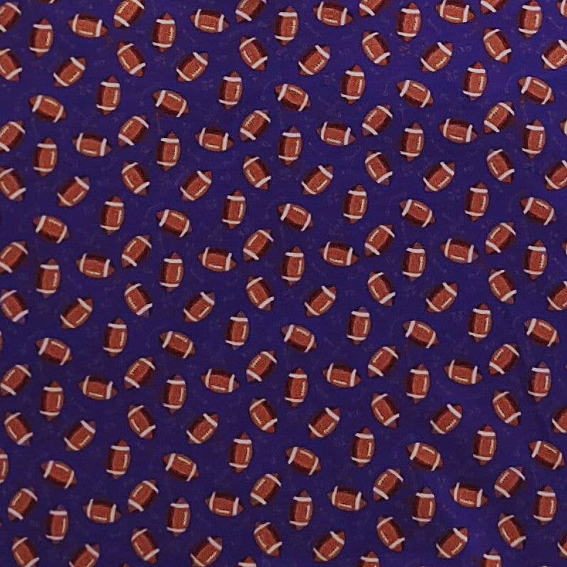 Purple Football Boy Collar Shirt
