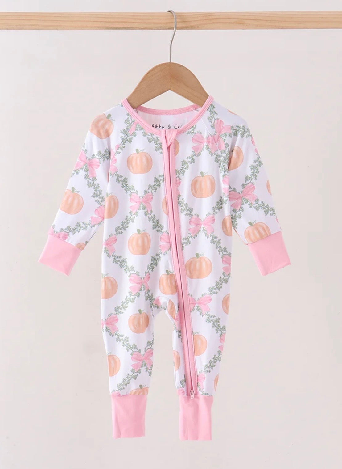 Pink Pumpkin Bamboo Sleeper