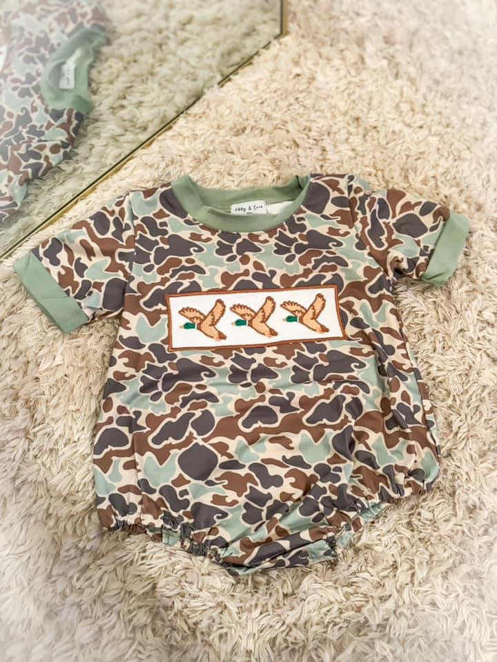 Embroidered Mallard Camo Bubble