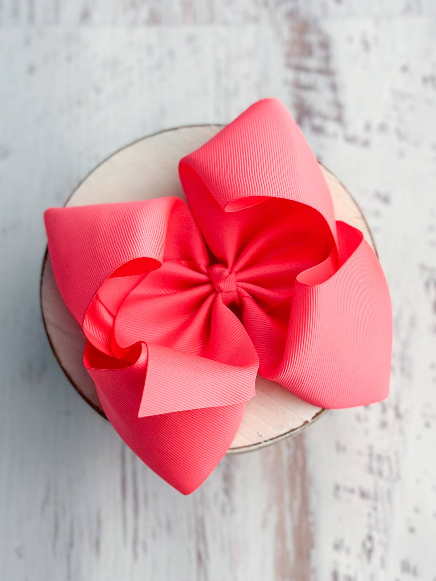 Texas Size Grosgrain Hair Bow - Alligator Clip - 6.5"