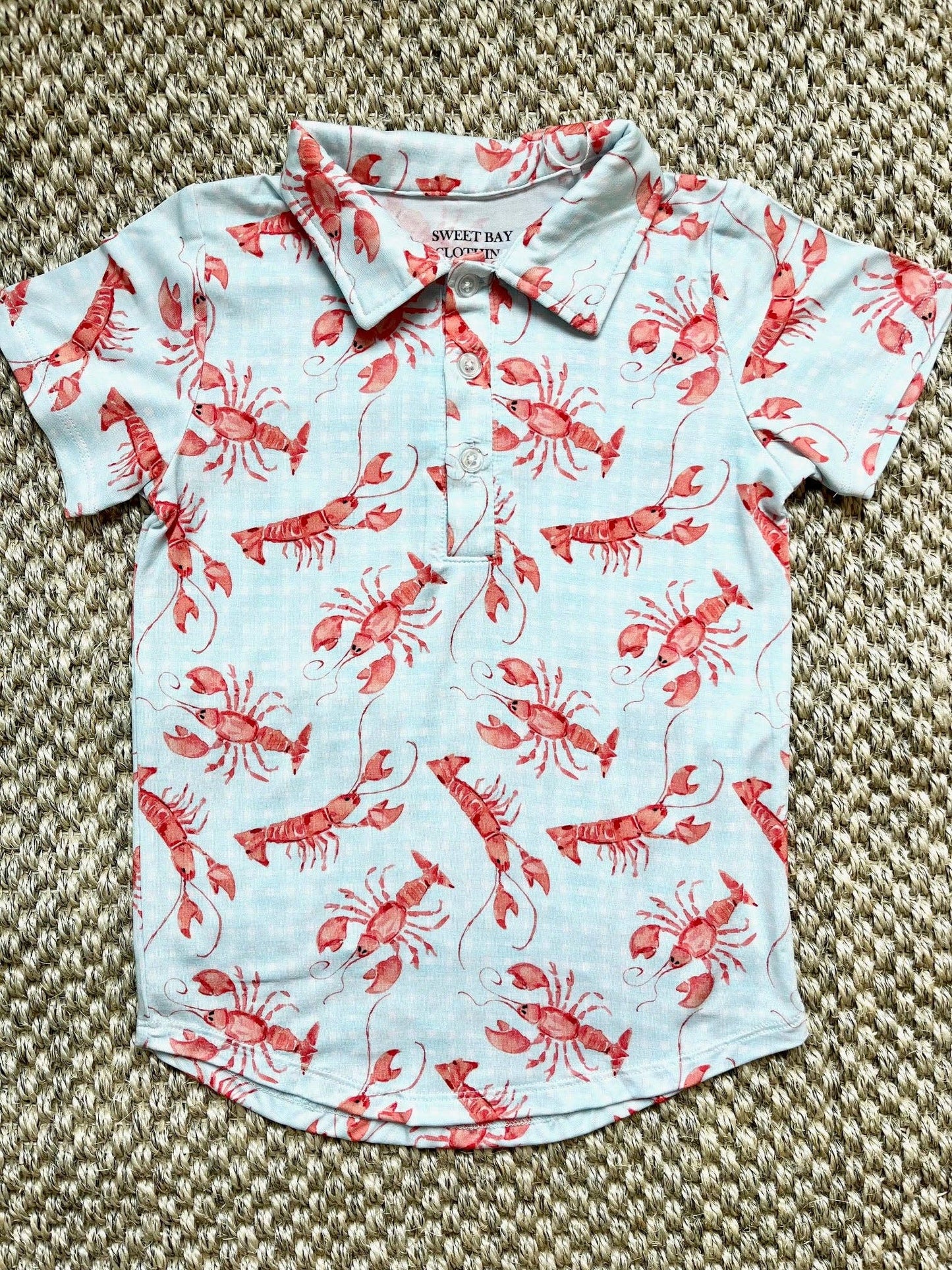 Crawfish Bamboo Polo Shirt