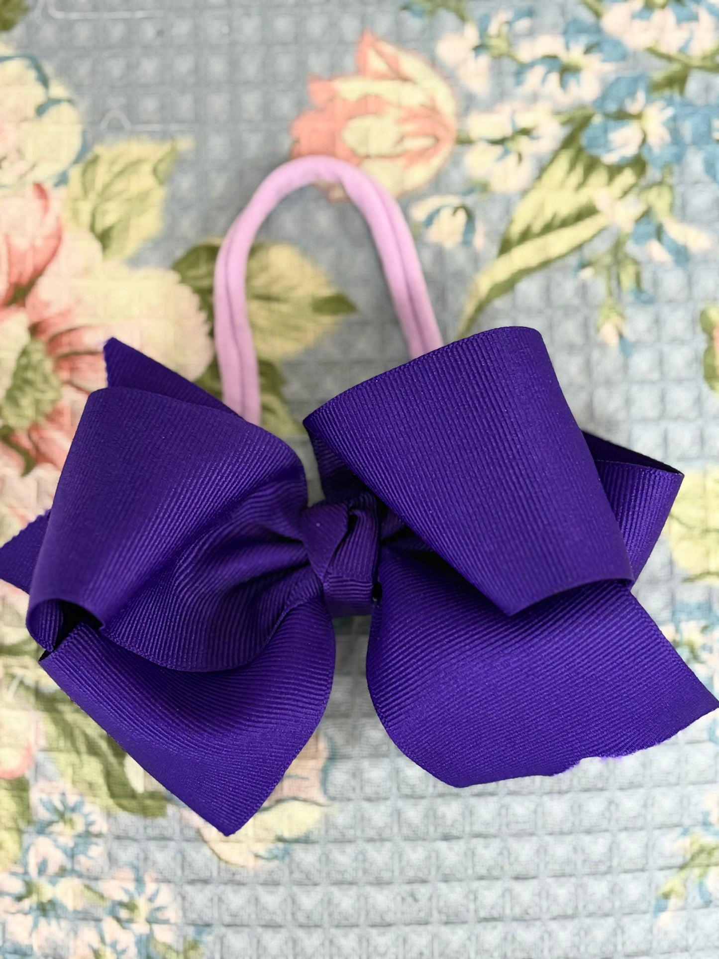 Nylon Headband Bow