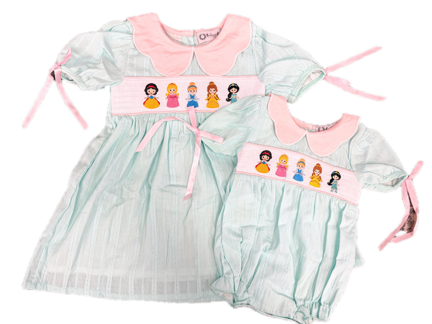 Blue Princess Smock Dress