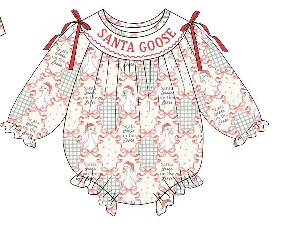 Santa Goose Smock Bubble PRE•ORDER