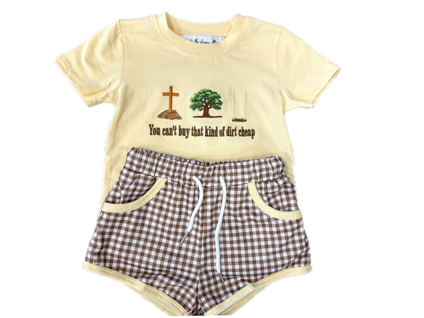 Brown Dirt Cheap Short Set