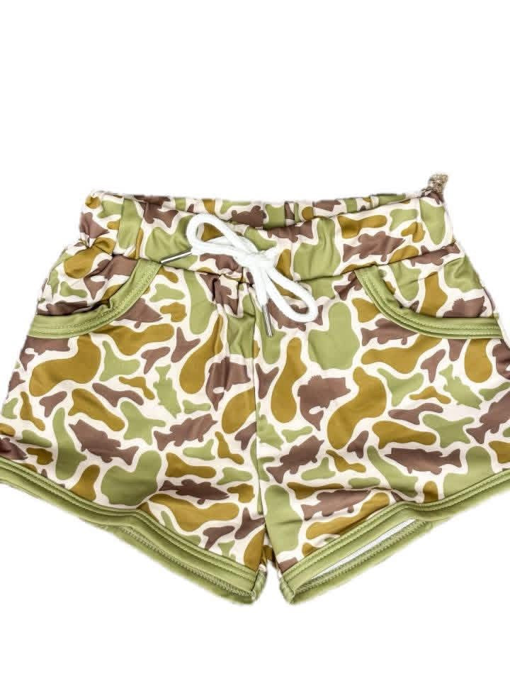 Cast and Camo Swim Shorts