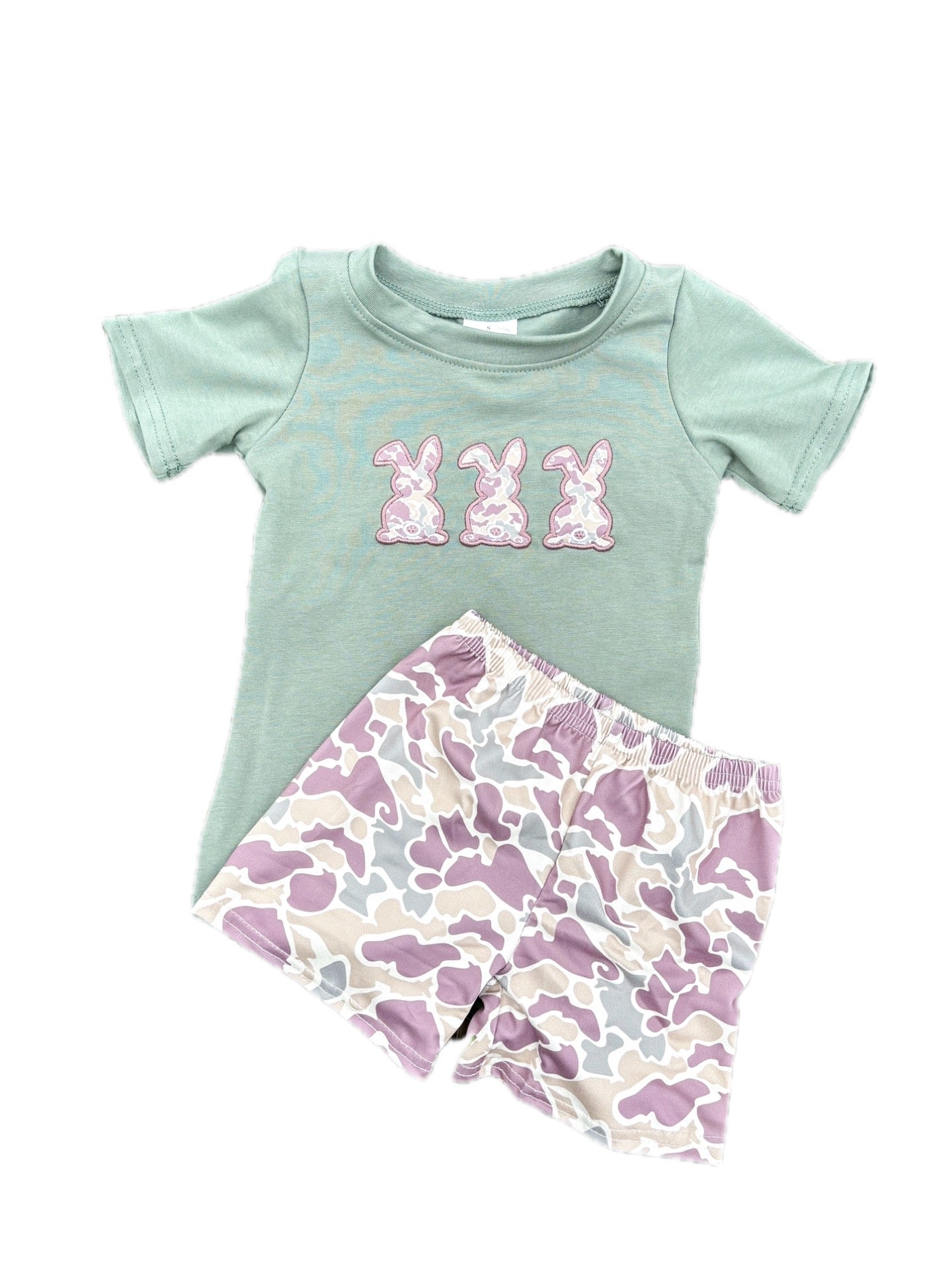 Camo Bunny Short Set