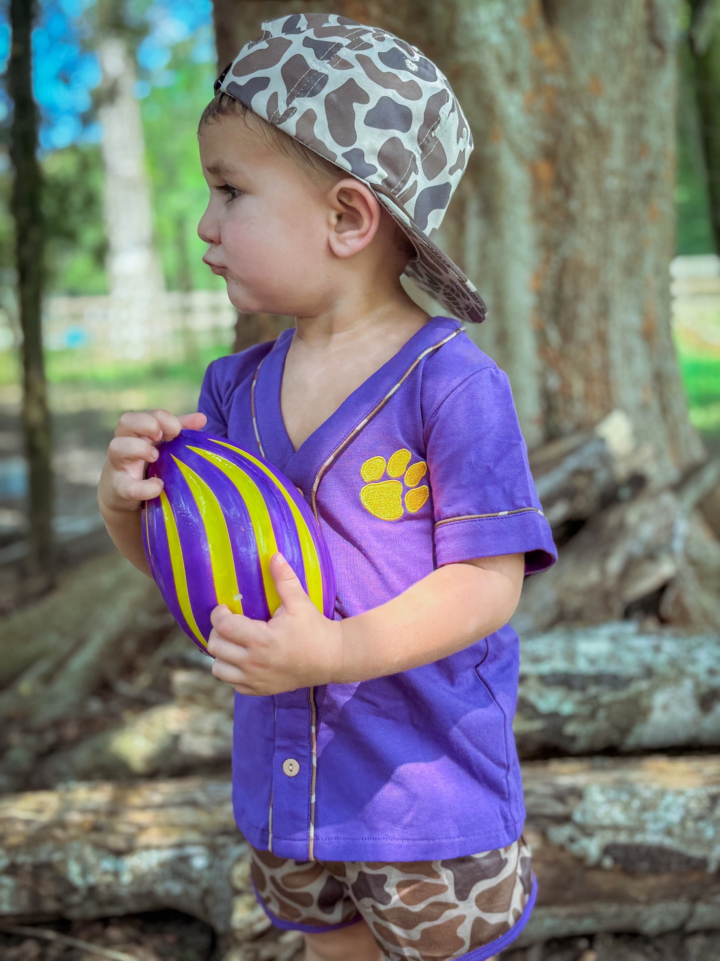 Game Day Purple Camo Set