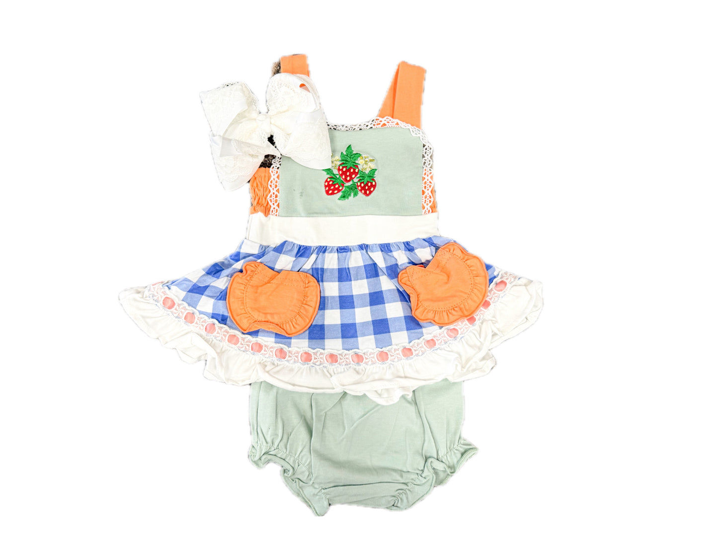 Strawberry Patch Bloomer Set