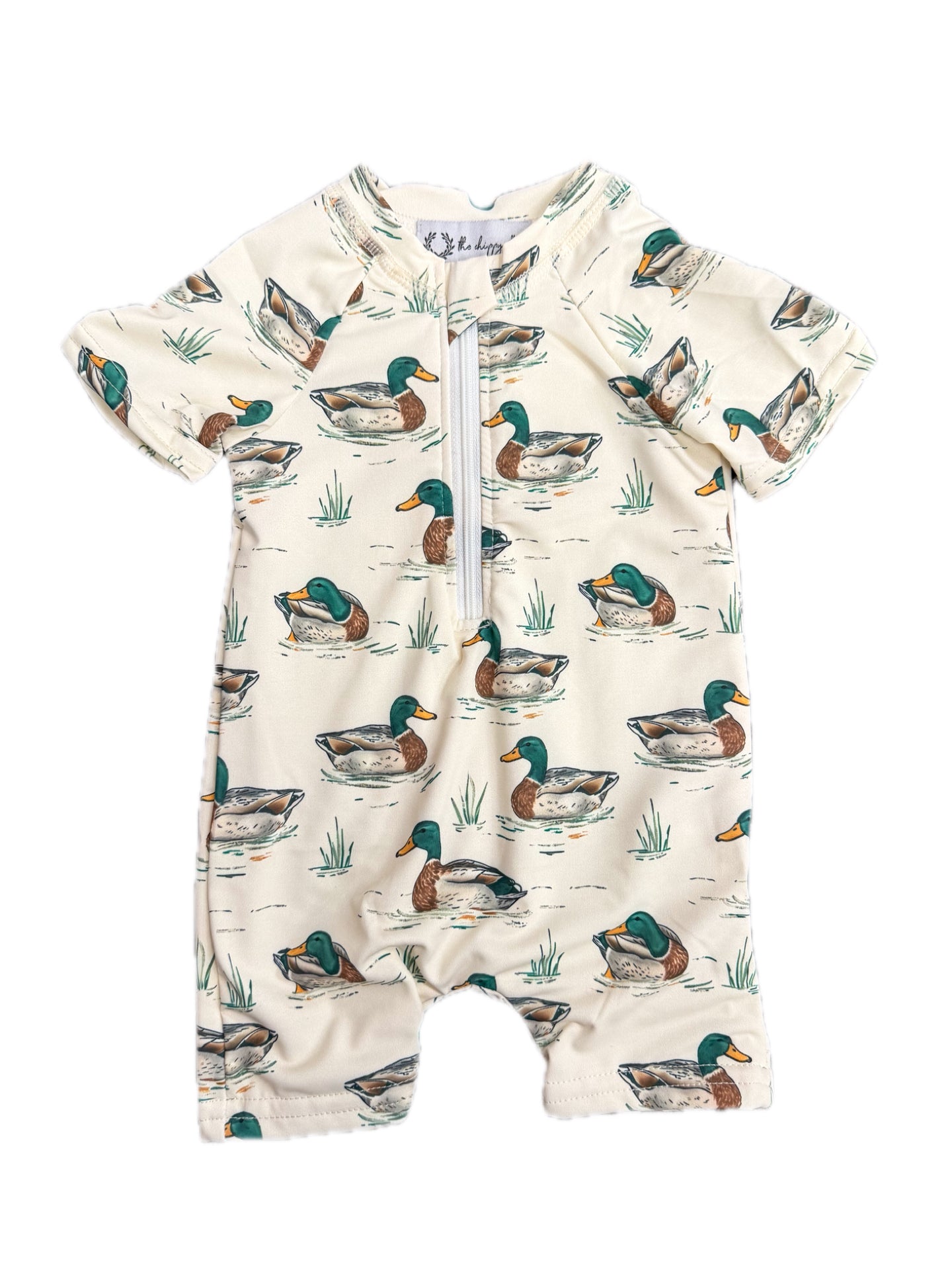 Vintage Mallard Swim Rash-guard