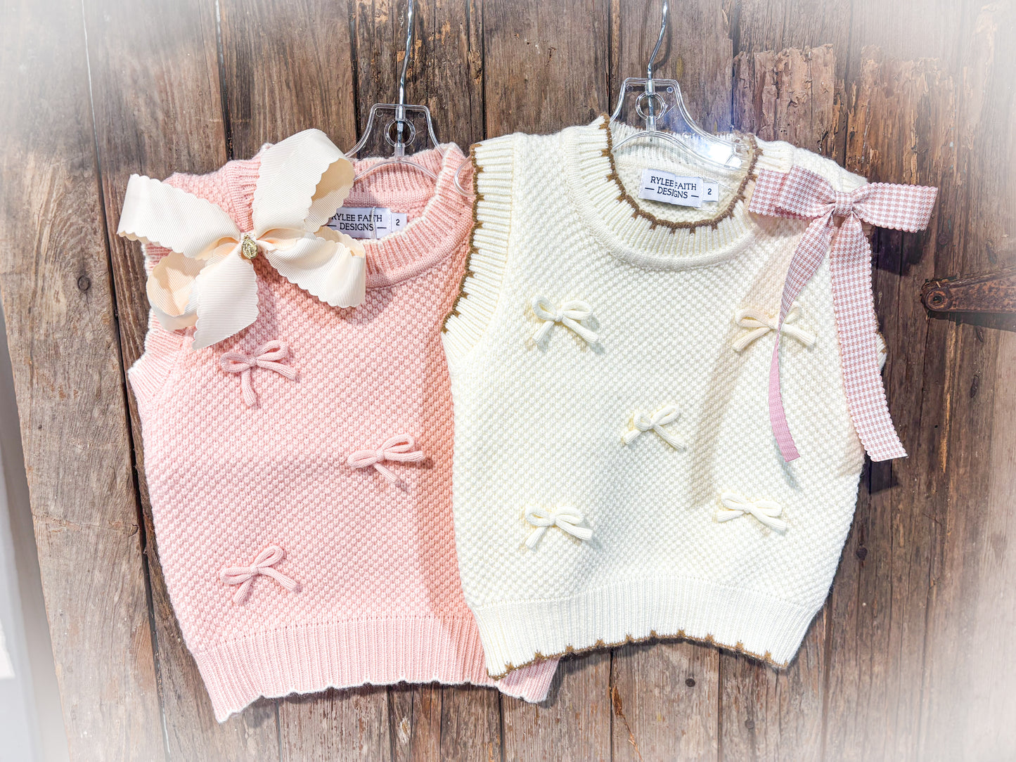 Bow Sweater Vest