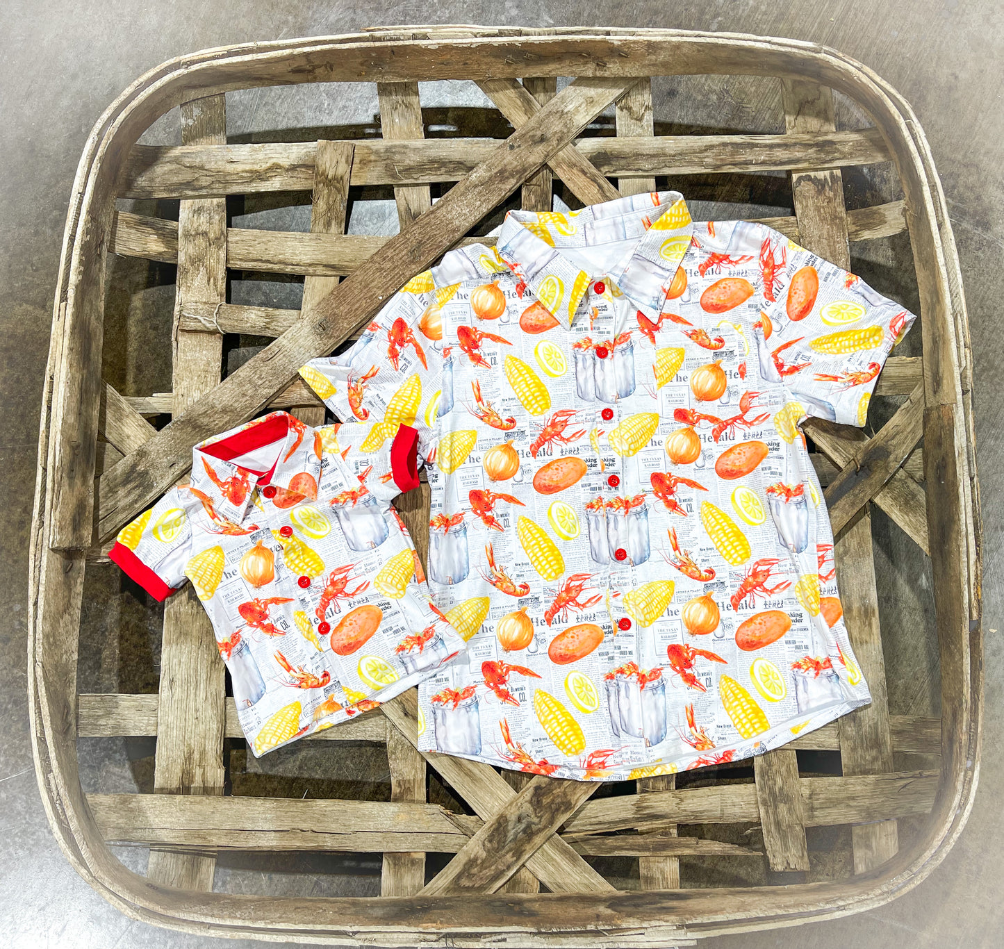 Boys Crawfish Shirt