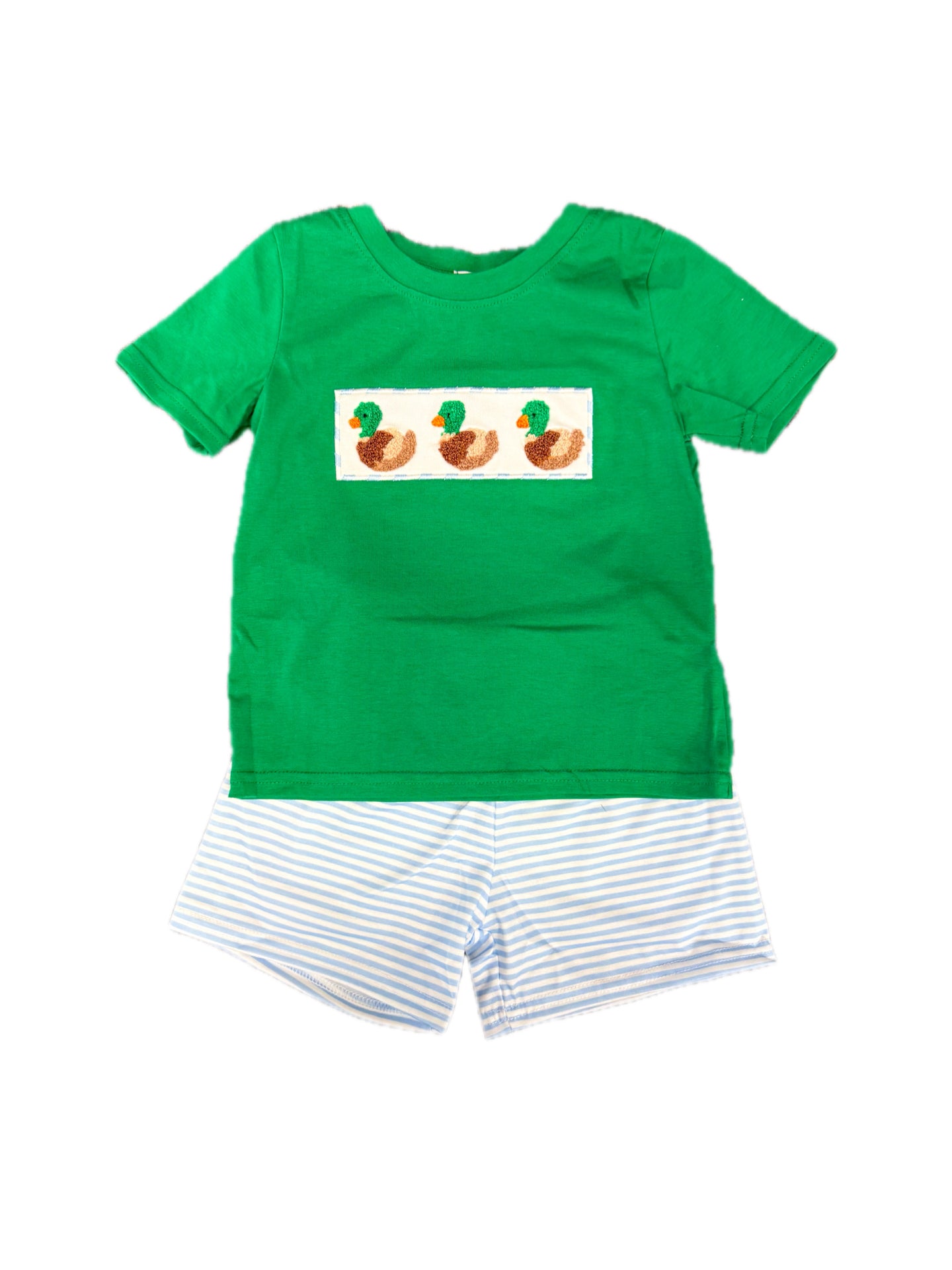 French Knot Mallard Short Set