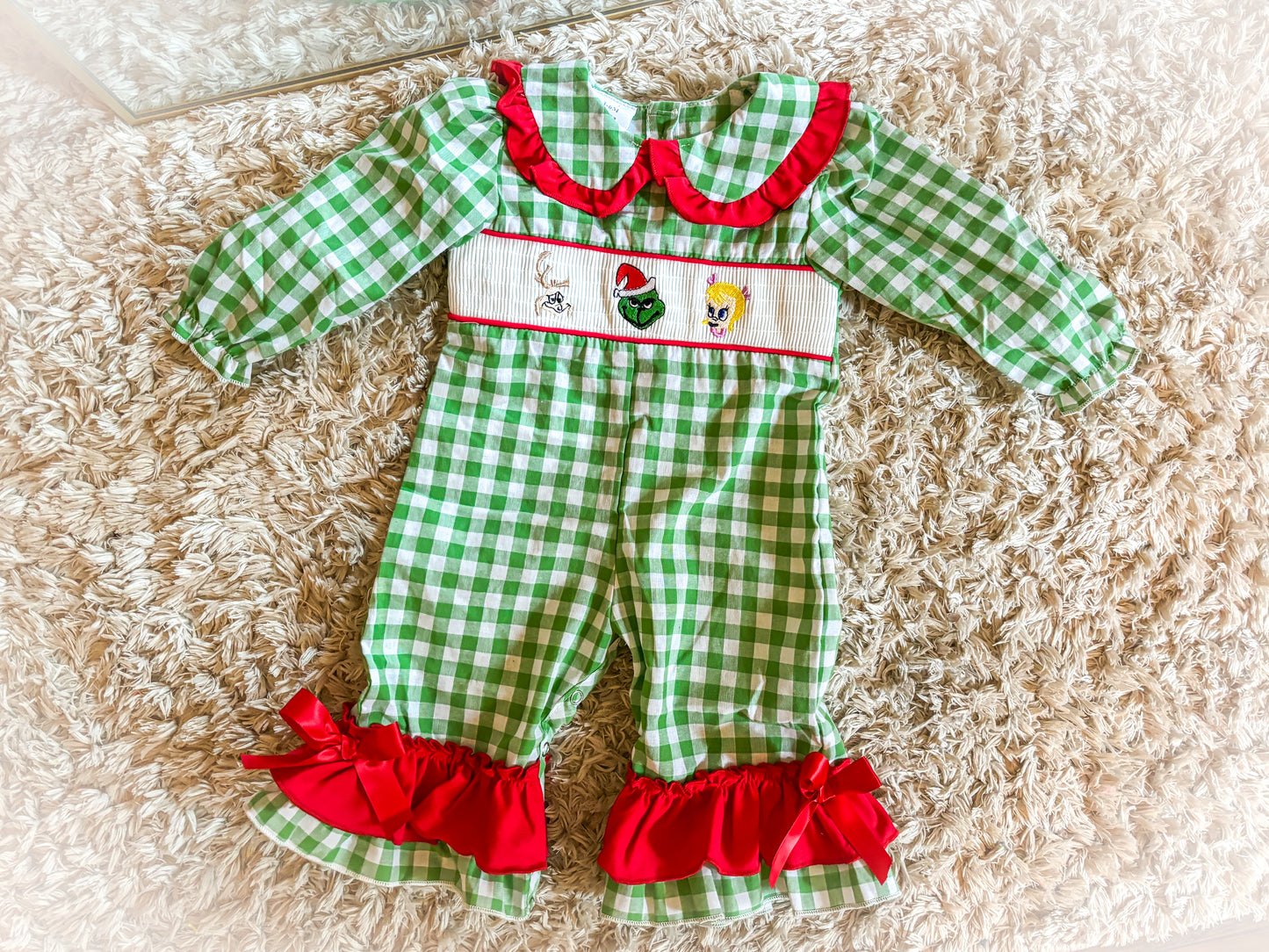 Mean One Smocked Romper