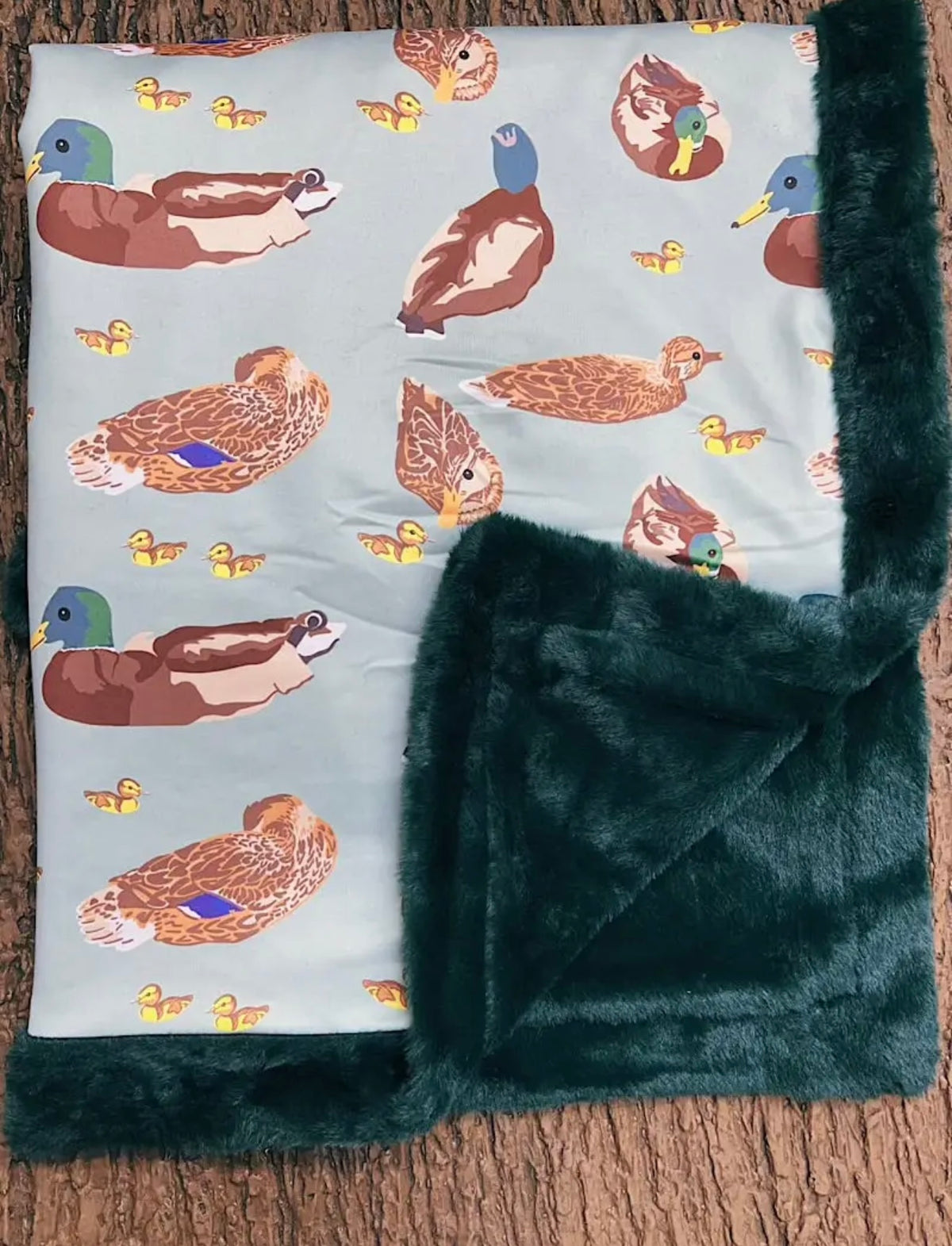 Mallard Fuzzy Baby Blanket