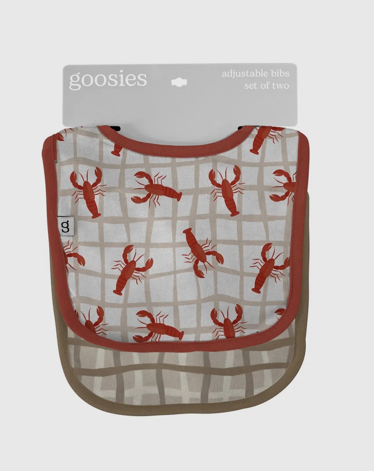 Crawfish Bamboo Bib Set