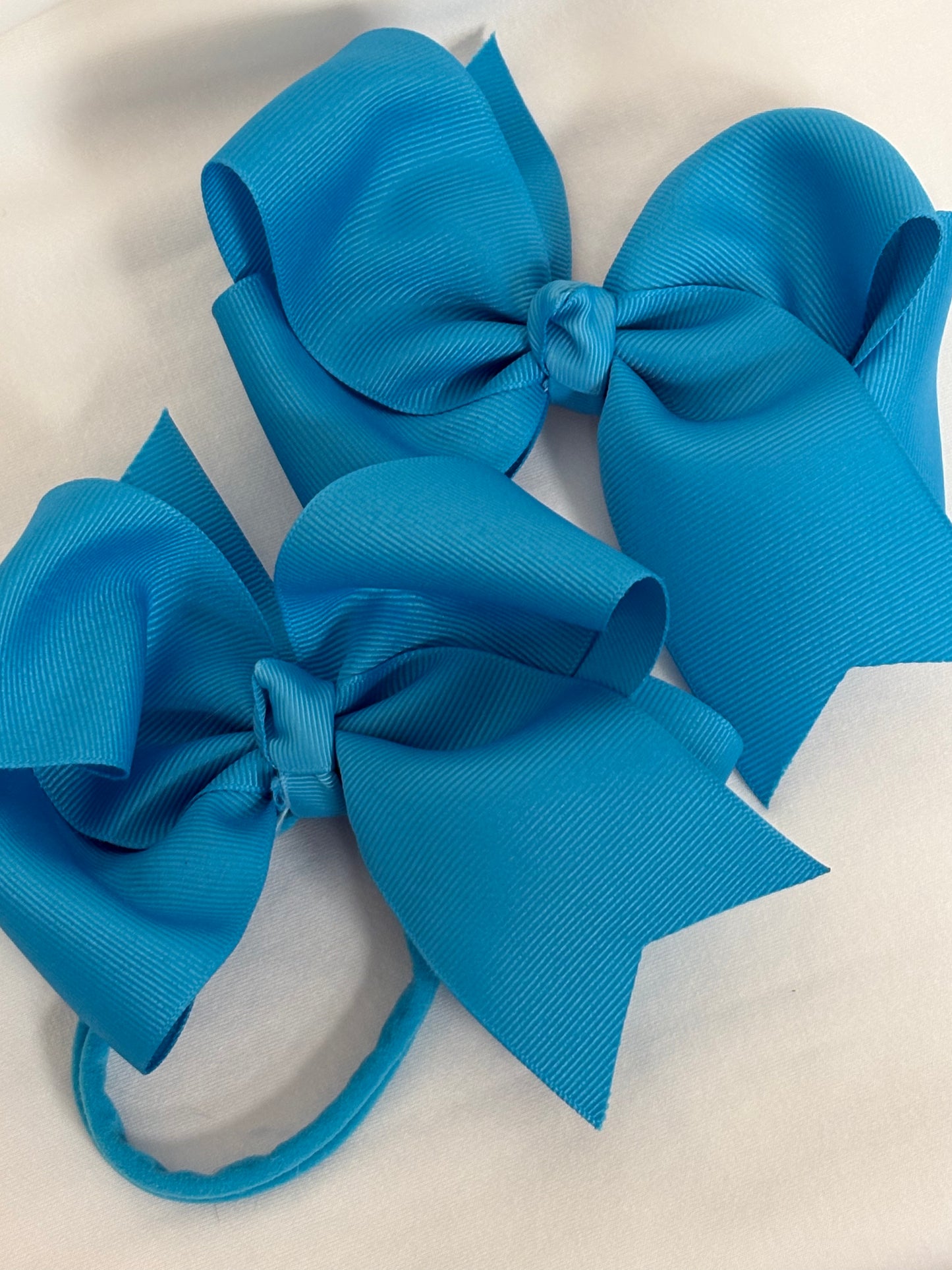 Aqua Blue Bow