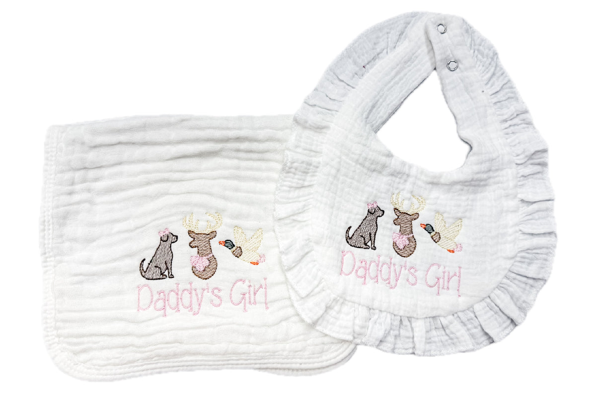 Daddy’s Girl Burp Cloth