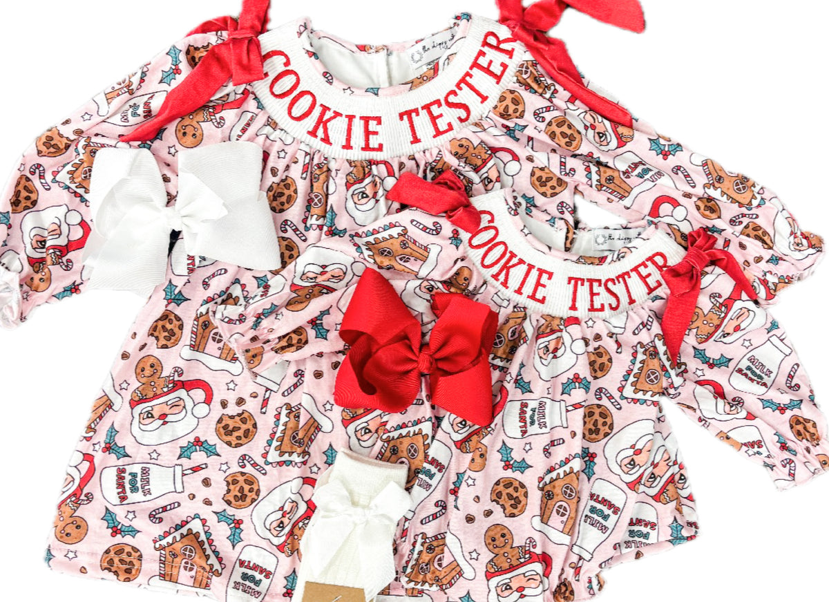 Pink Cookie Tester Smock
