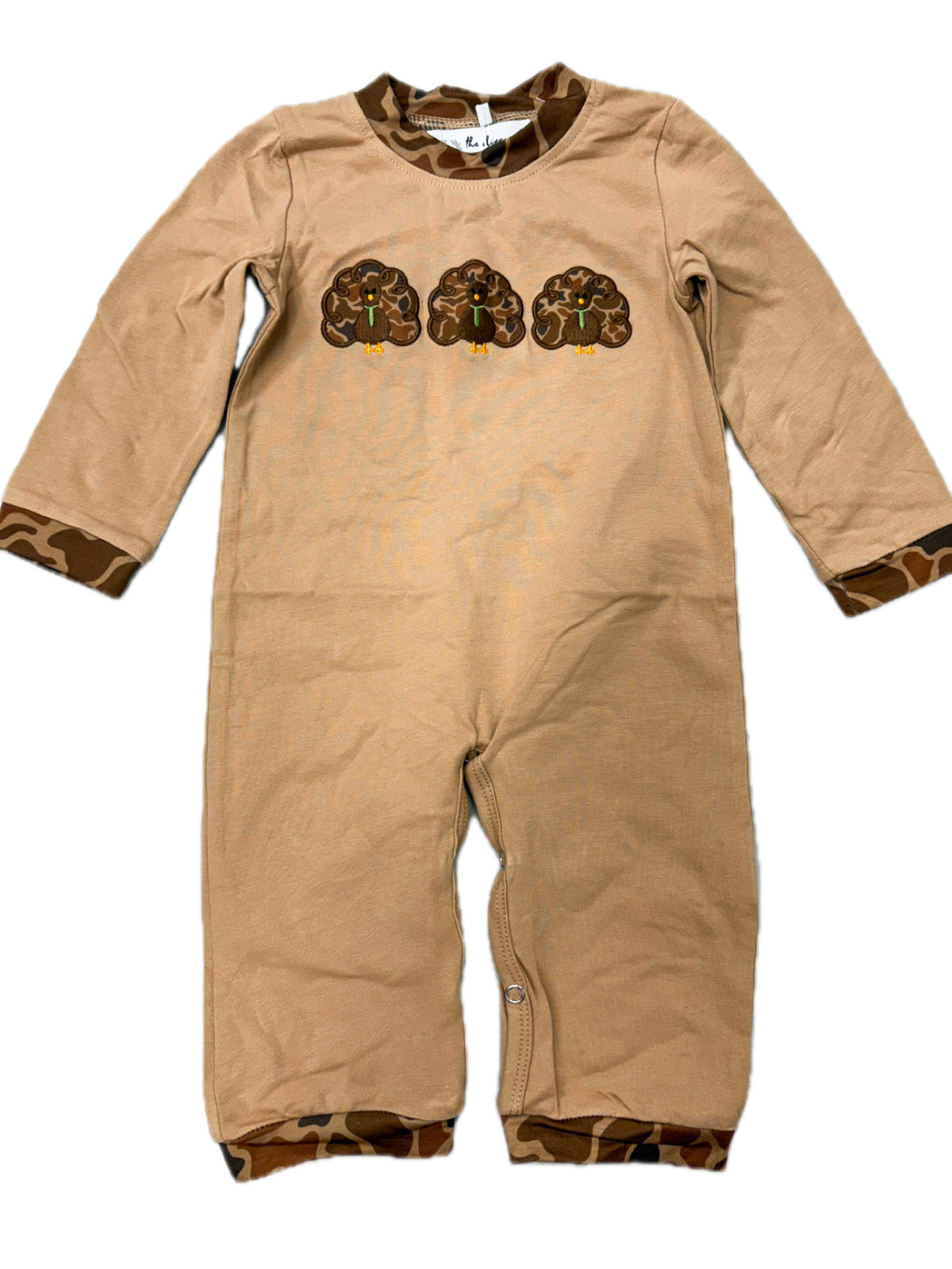 Throwback Camo Turkey Romper
